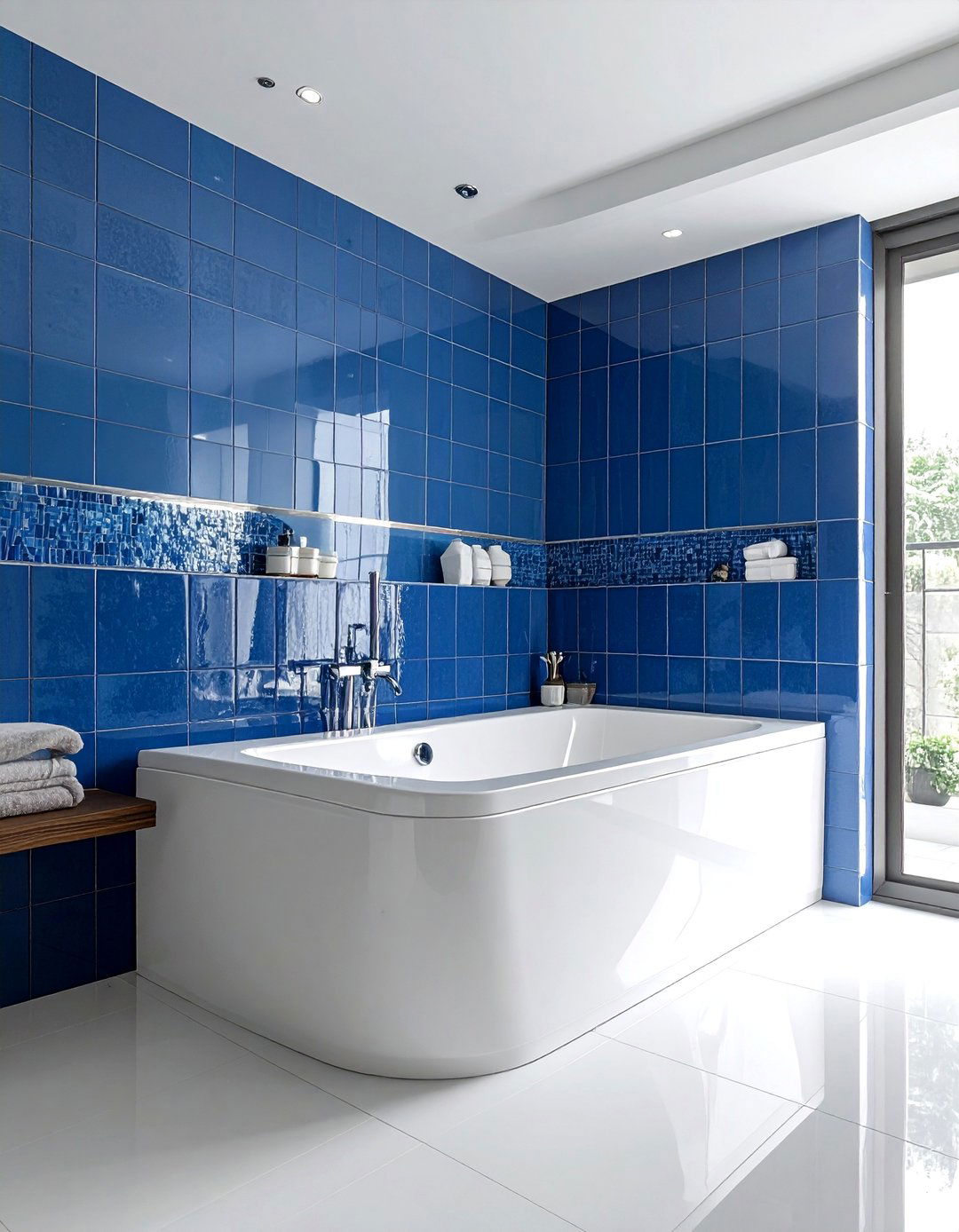 Eldon Back To Wall Bath - 30 Victoria and Albert bathroom ideas