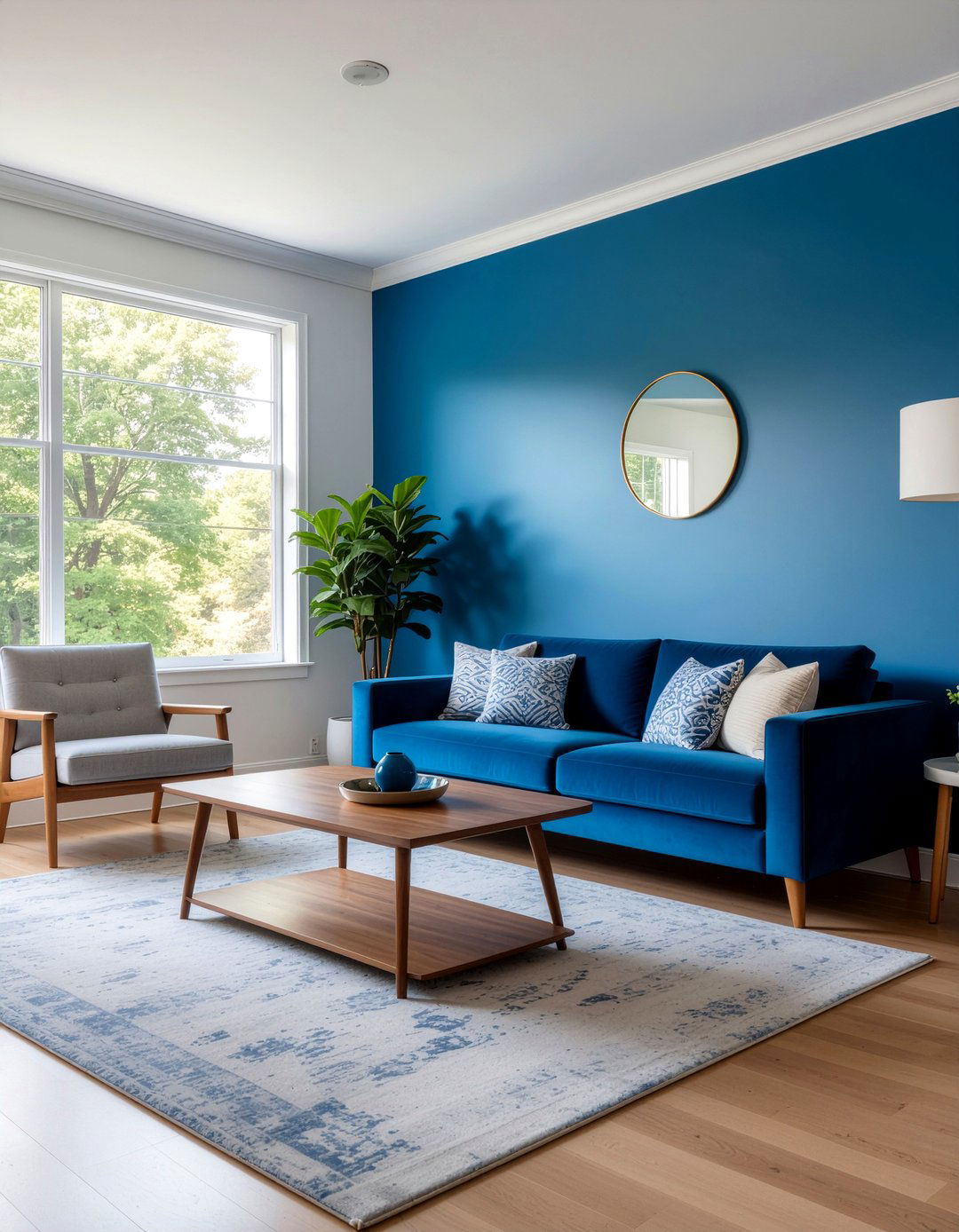 Electric Blue Living Room Paint - 30 cobalt living room ideas