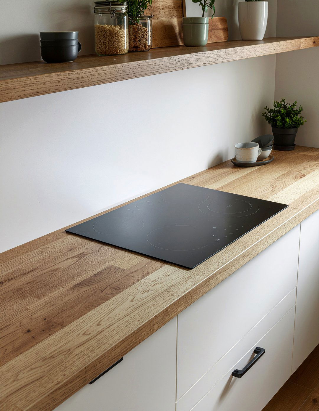 Electric Cooktop On Wood Countertop - 30 electric cooktop kitchen ideas