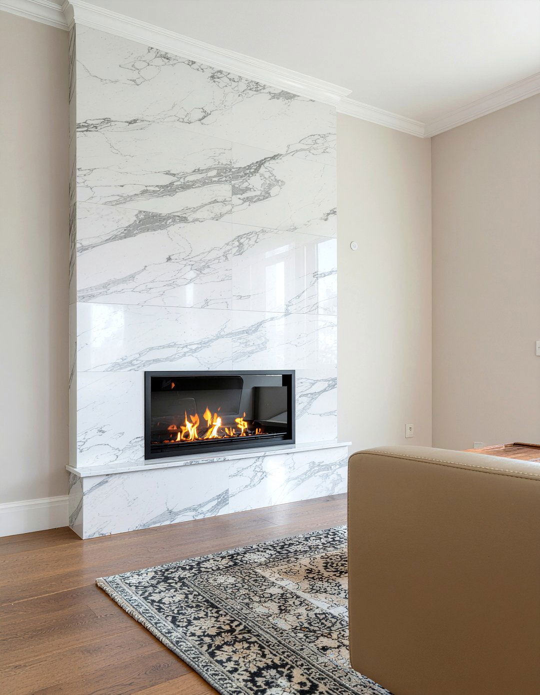 Electric Fireplace Insert - 30 living room focal point ideas