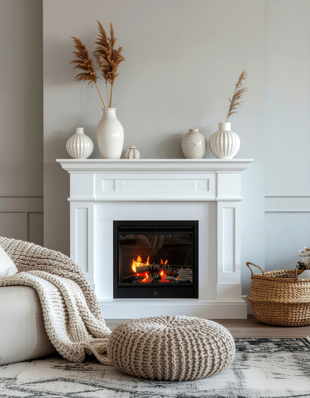 Electric Fireplace Mantel - 30 faux fireplace ideas