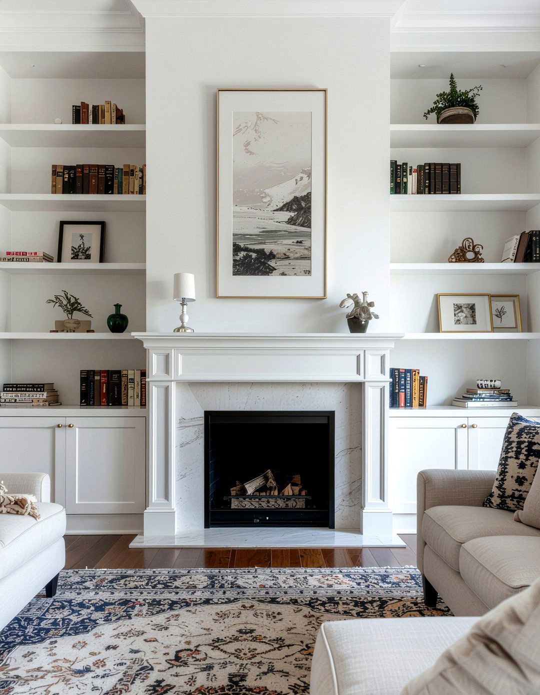 Electric Fireplace With Built In Shelves - 30 living room electric fireplace ideas