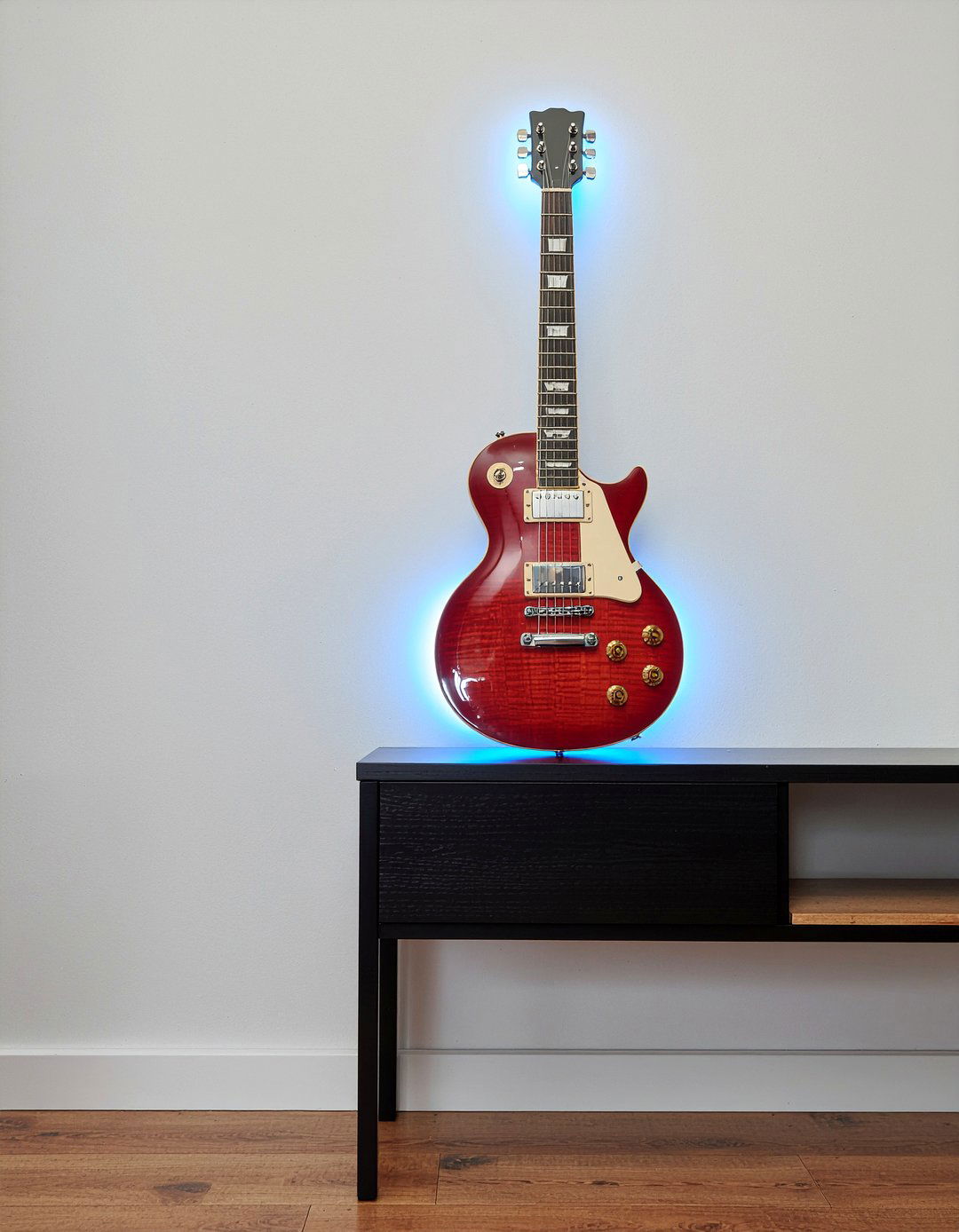 Electric Guitar Light - 30 music themed living room ideas