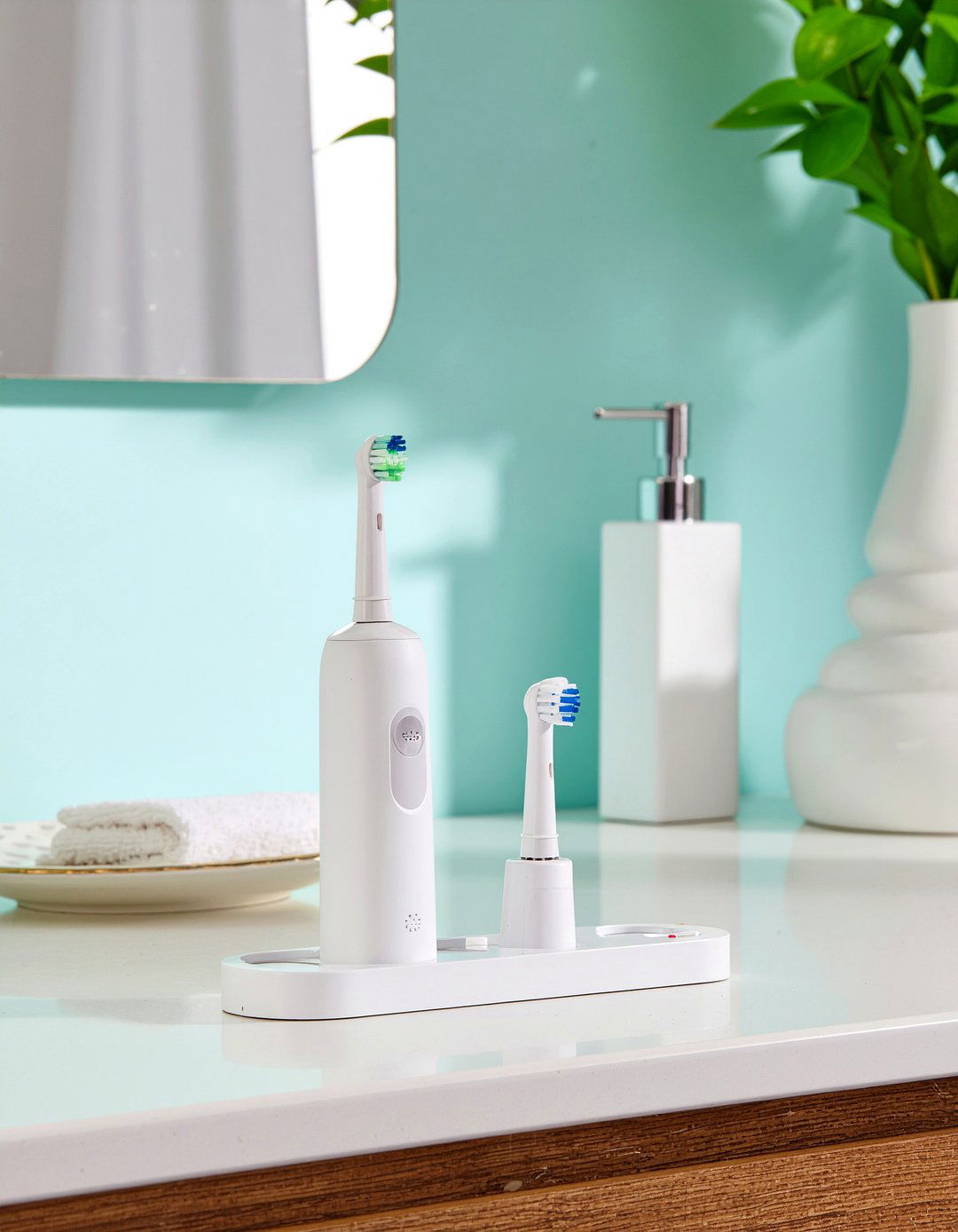 Electric Toothbrush Stand - 30 bathroom essentials ideas