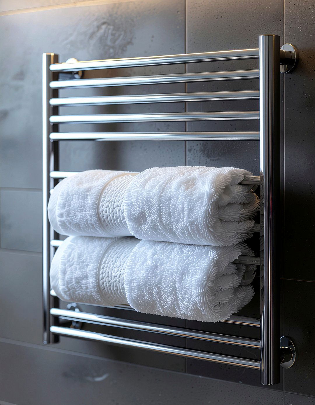 Electric Towel Warmer - 30 bathroom final detail ideas