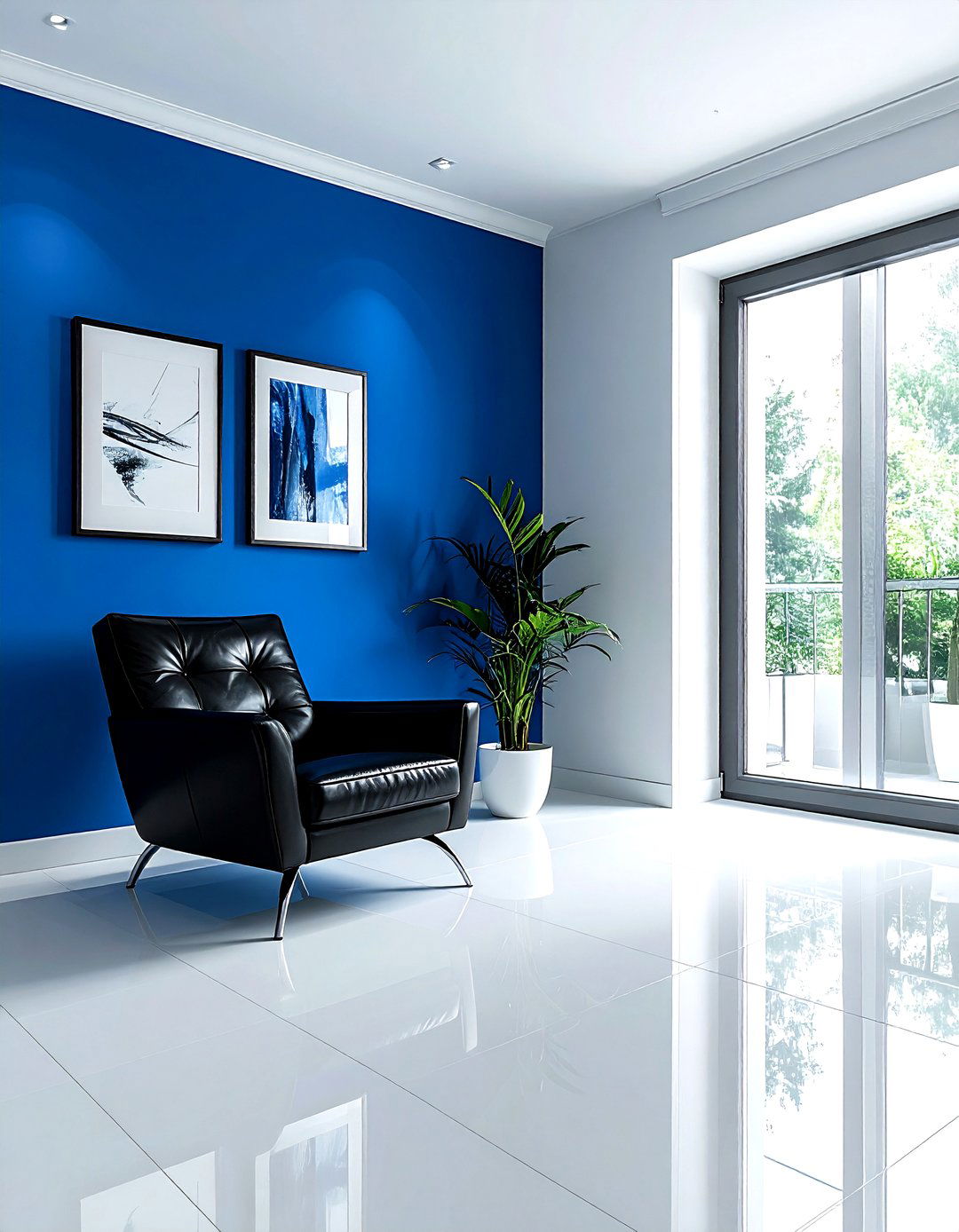 Electric blue living room - 30 contemporary blue living room ideas