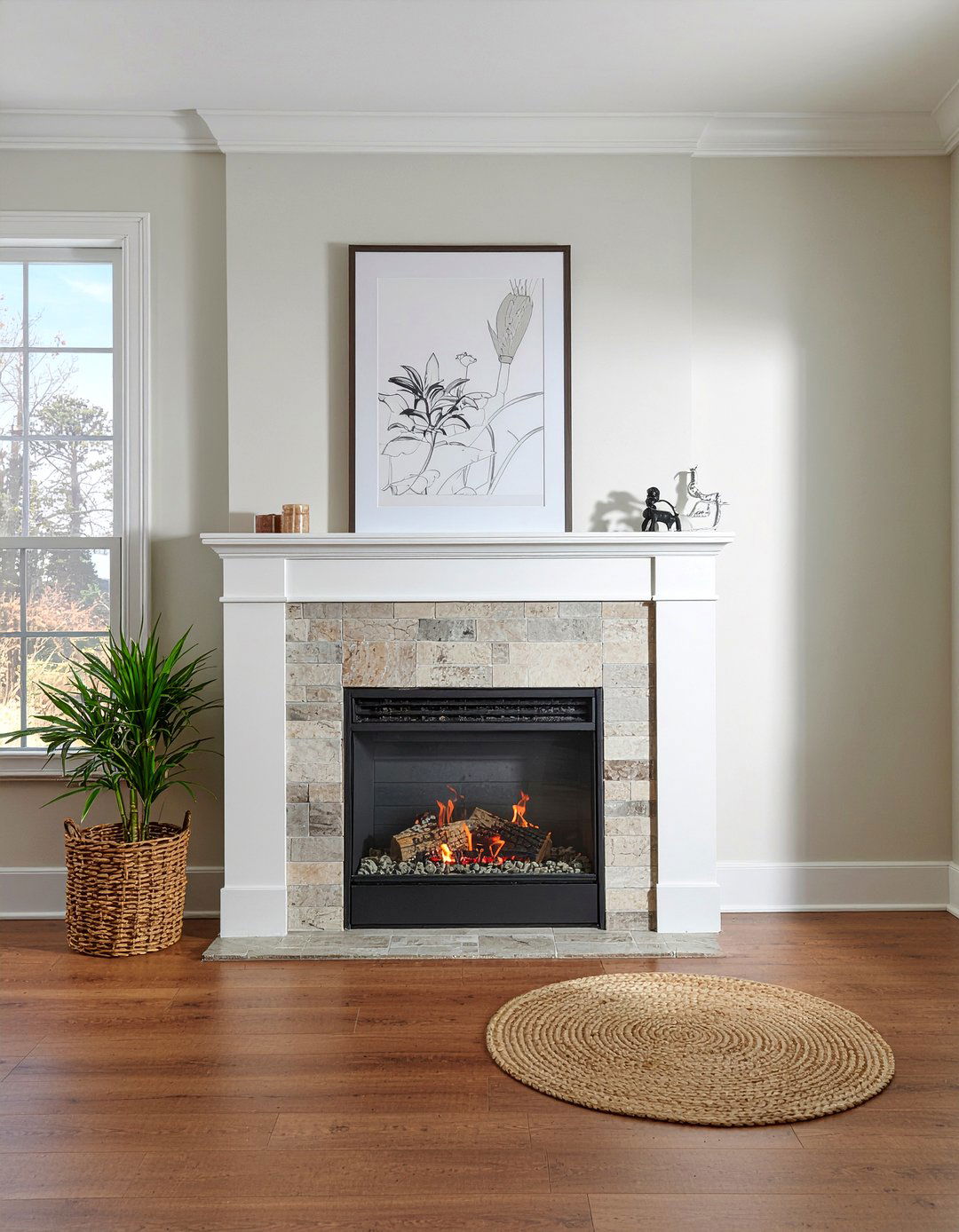 Electric fireplace tv stand - 30 living room tv stand ideas