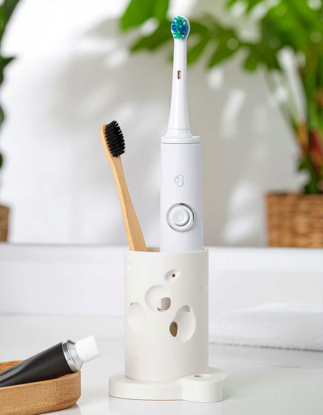 Electric toothbrush holder - 30 bathroom must-haves