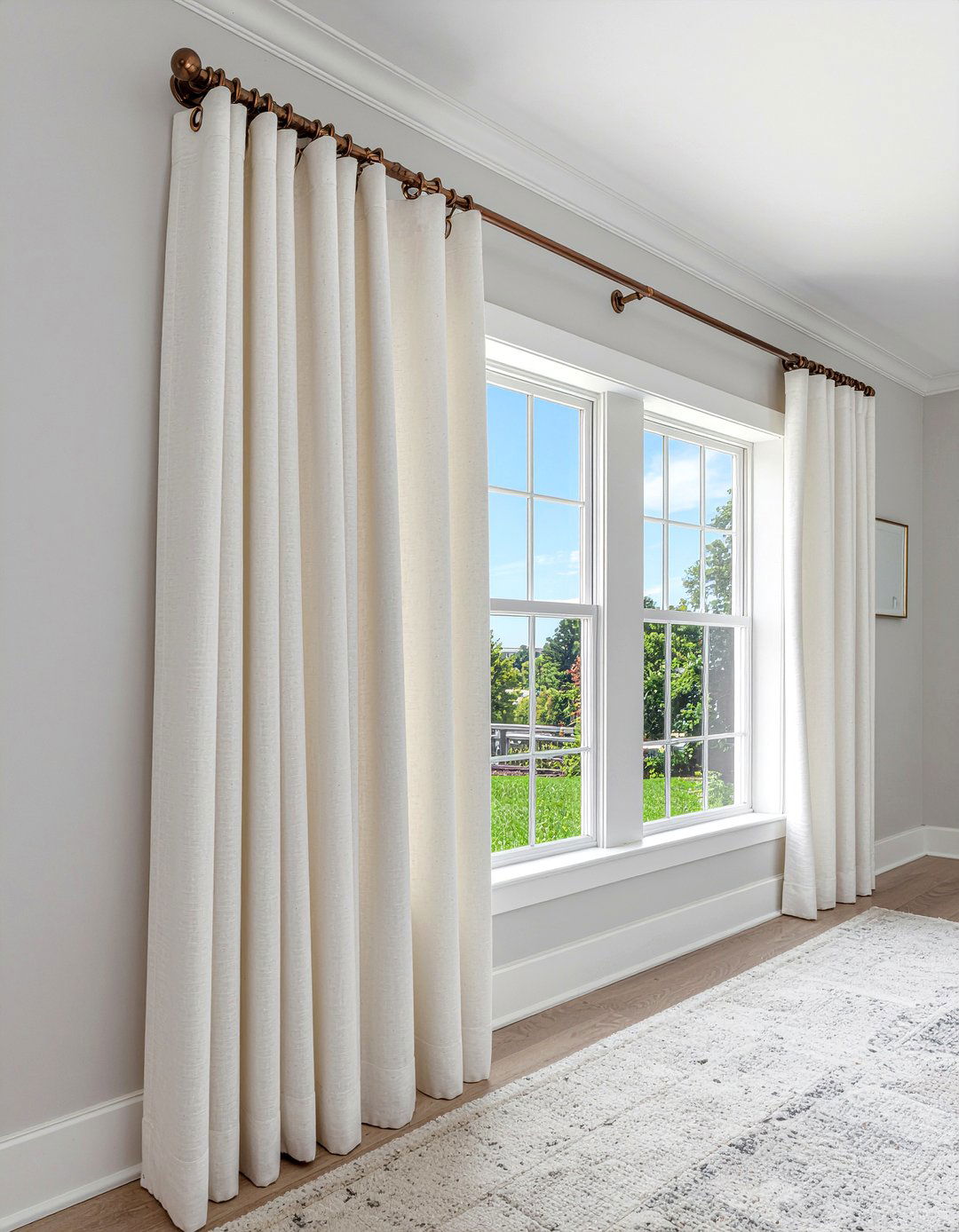 Elegant Living Room Bronze Curtains - 30 bronze accent living room ideas