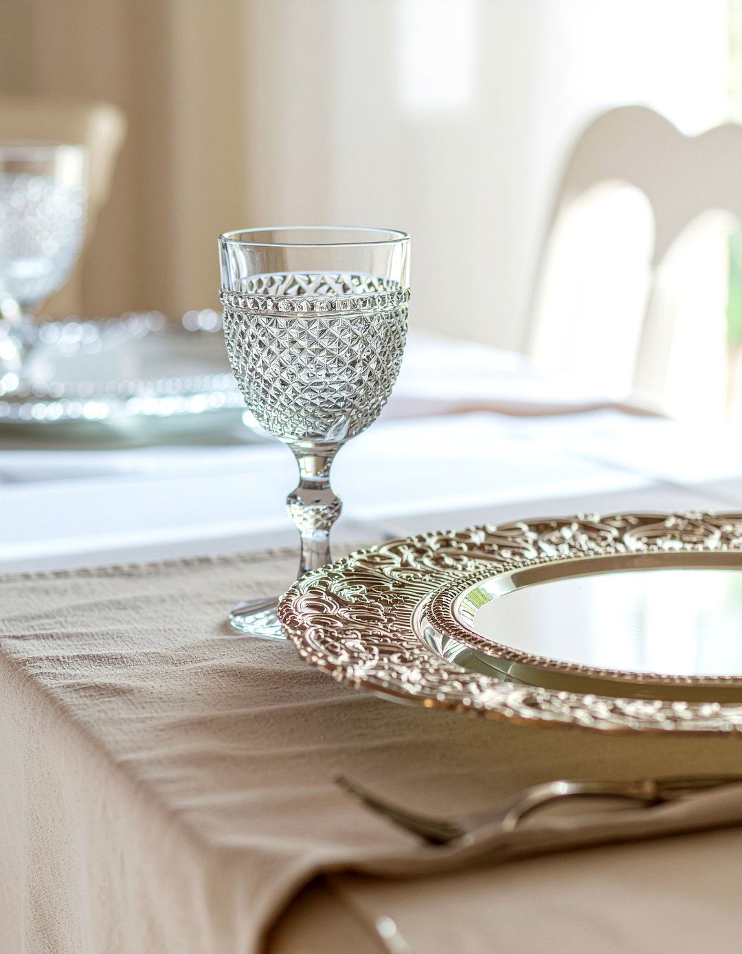 Elegant crystal glassware passover - 30 Passover seder dining room ideas