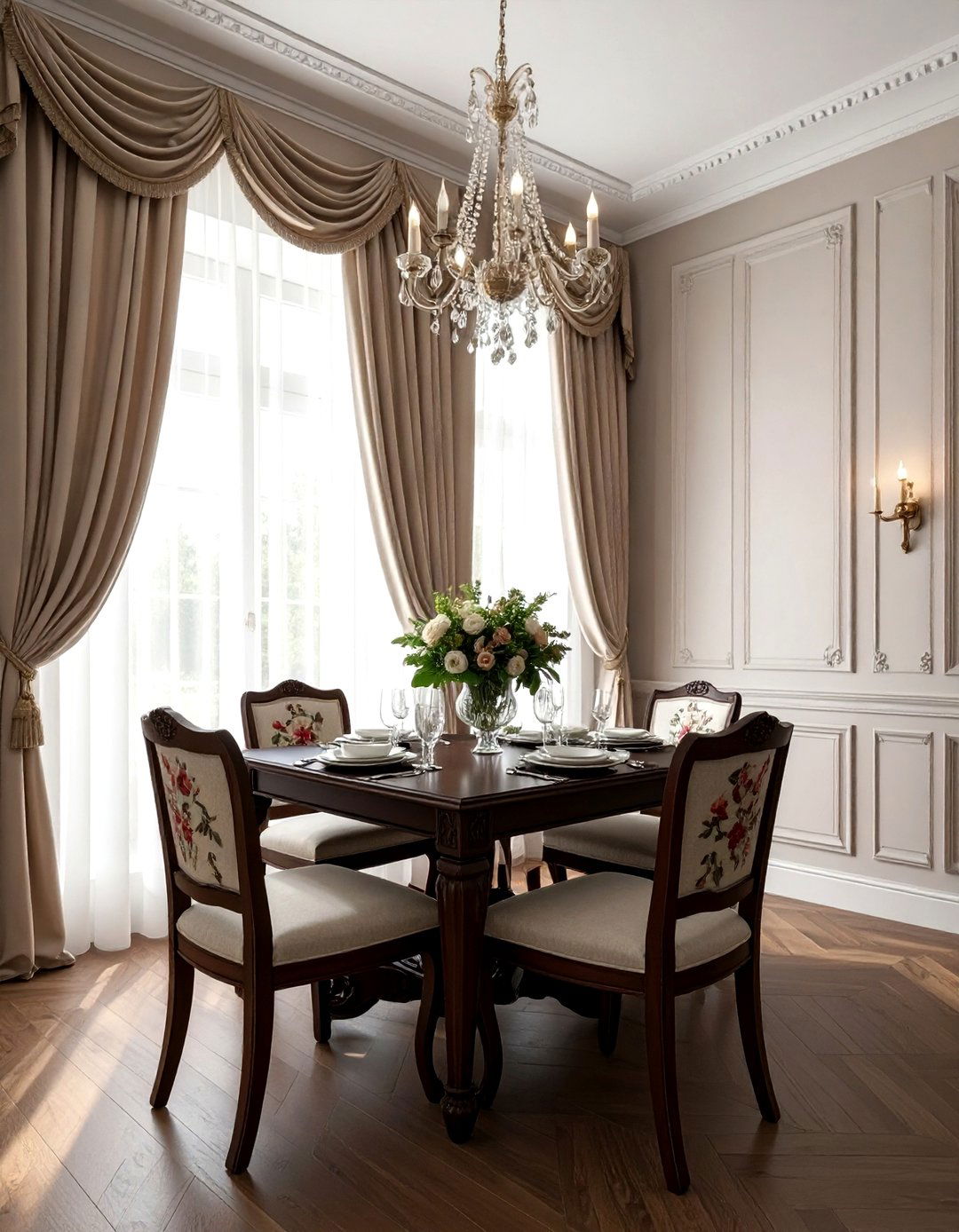 Embroidered sheer curtains - 30 sheer curtain ideas