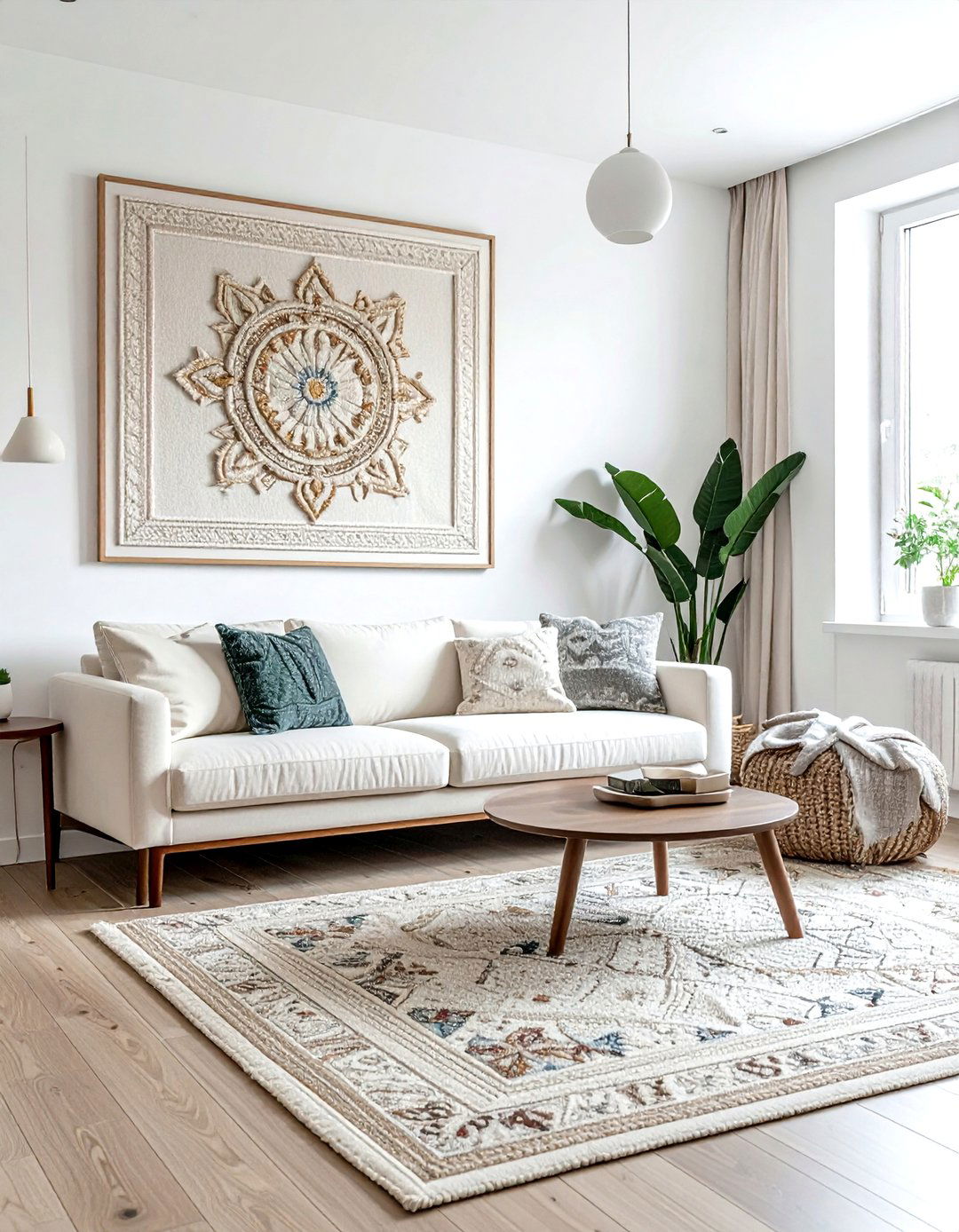 Embroidered textile art - 30 textured decor ideas