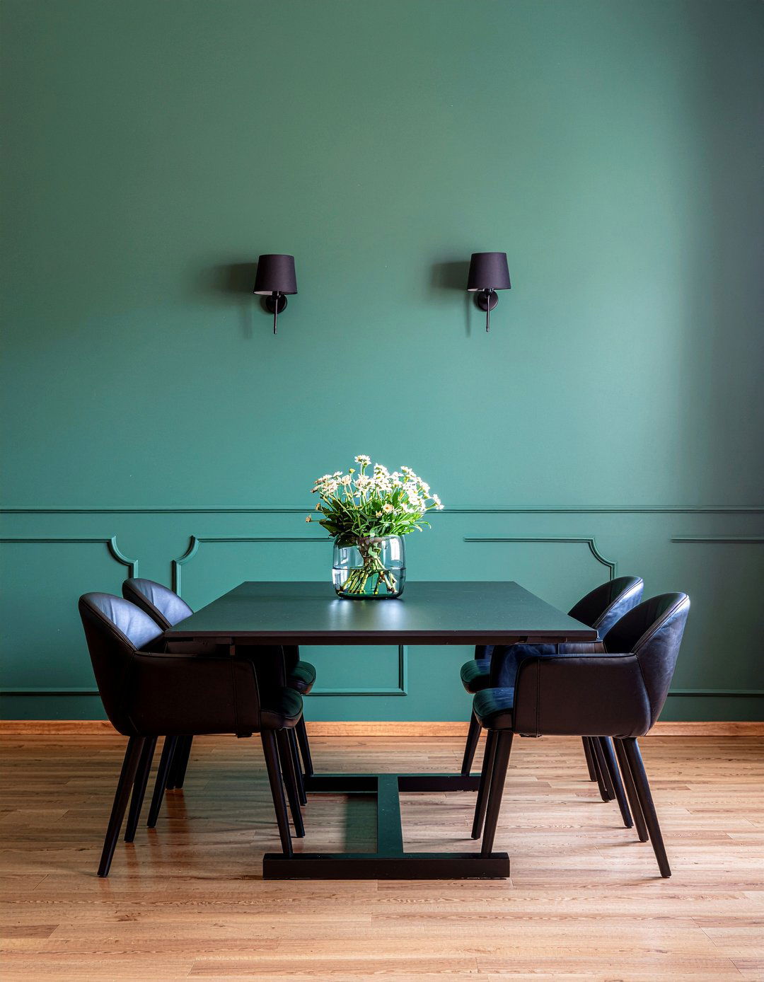 Emerald Green And Black Dining Room - 30 emerald green dining room ideas