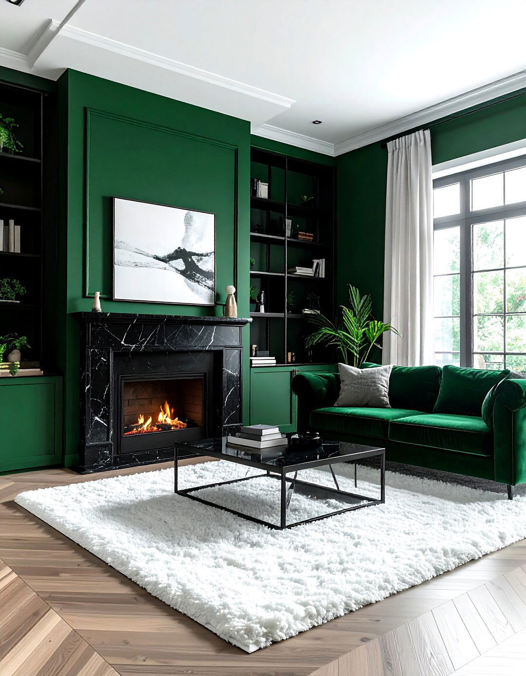 Emerald Green And Black Living Room - 30 emerald living room decor ideas