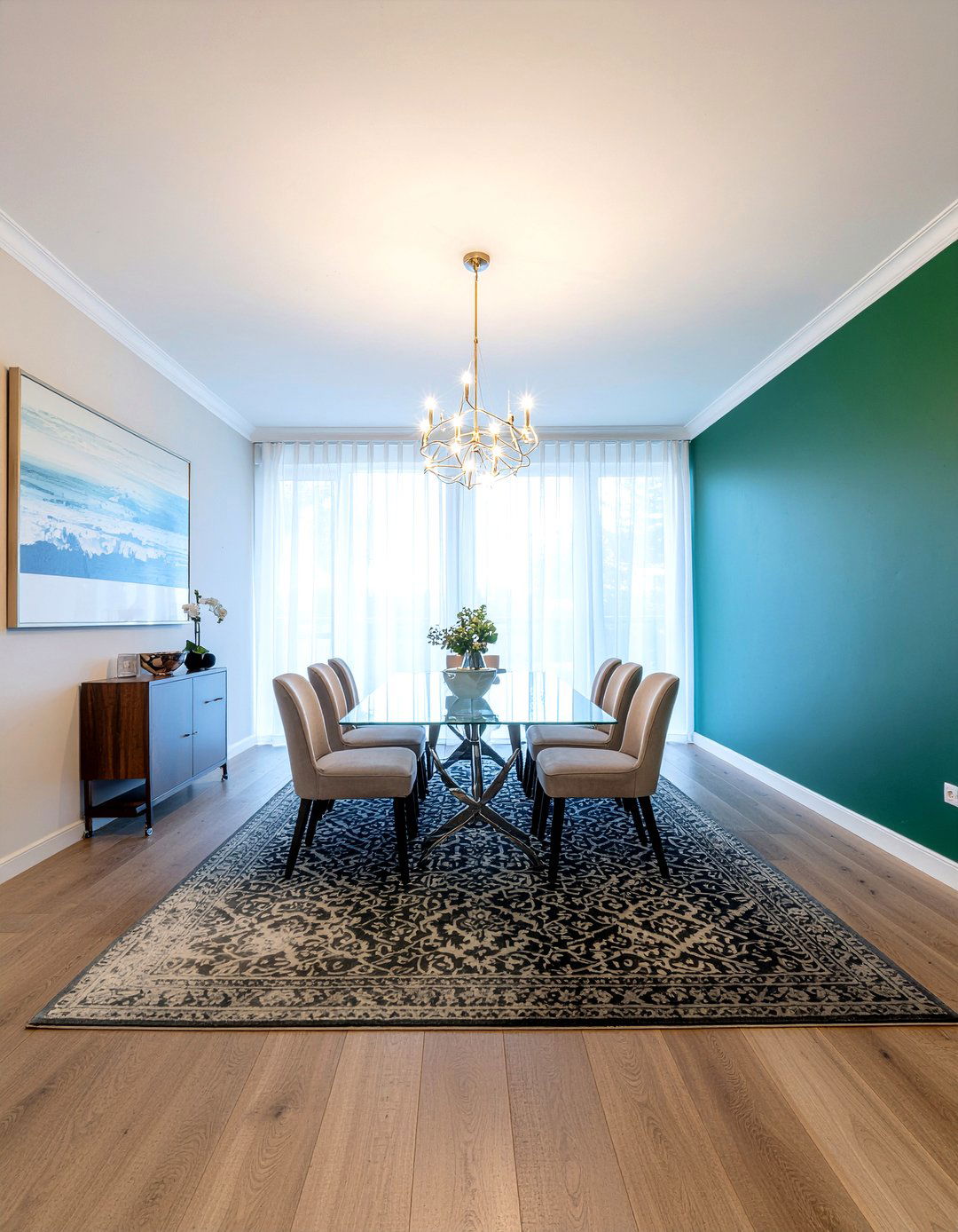 Emerald Green And Gray Dining Room - 30 emerald green dining room ideas