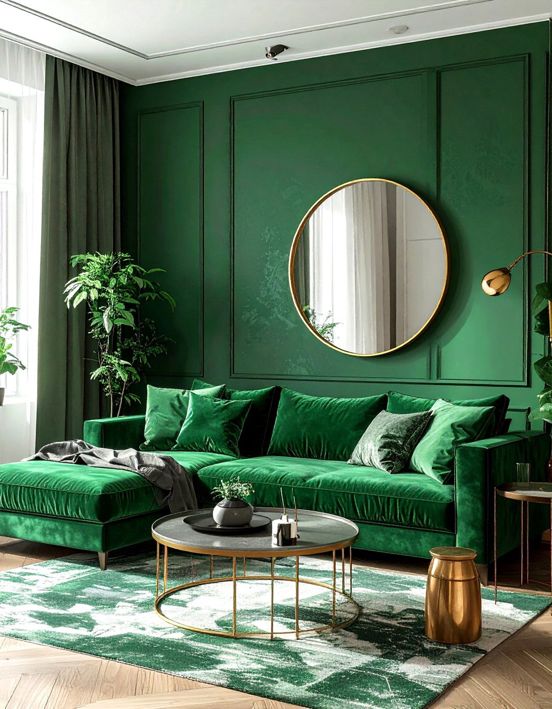 Emerald Green Apartment Living Room - 30 emerald living room decor ideas