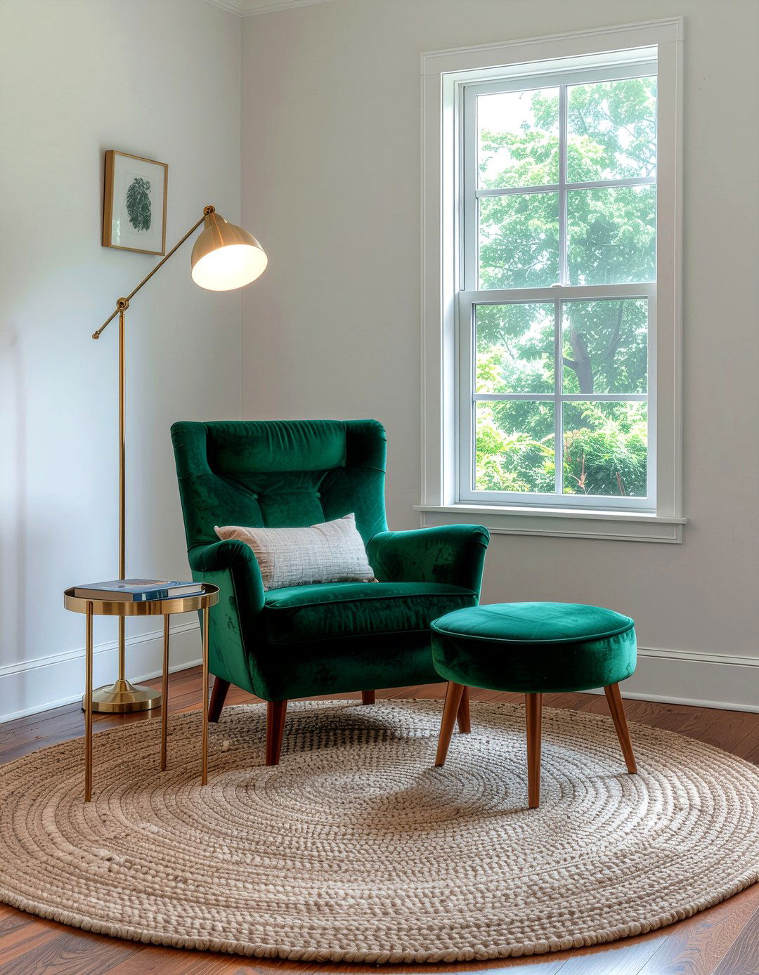 Emerald Green Armchair - 30 emerald decor ideas