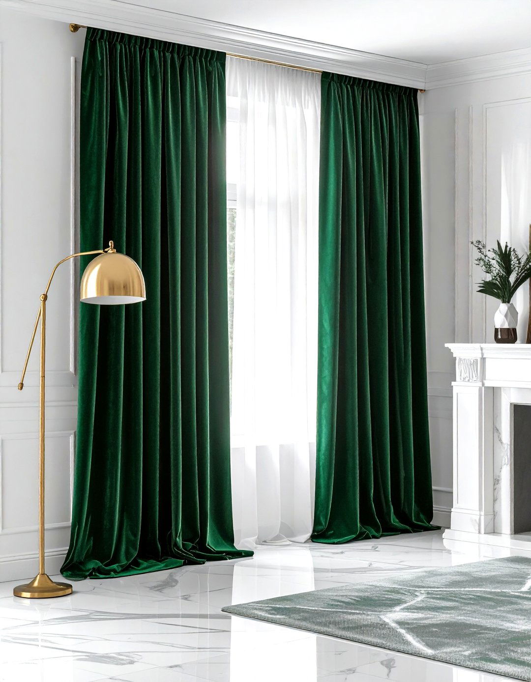 Emerald Green Blackout Curtains - 30 living room blackout curtains