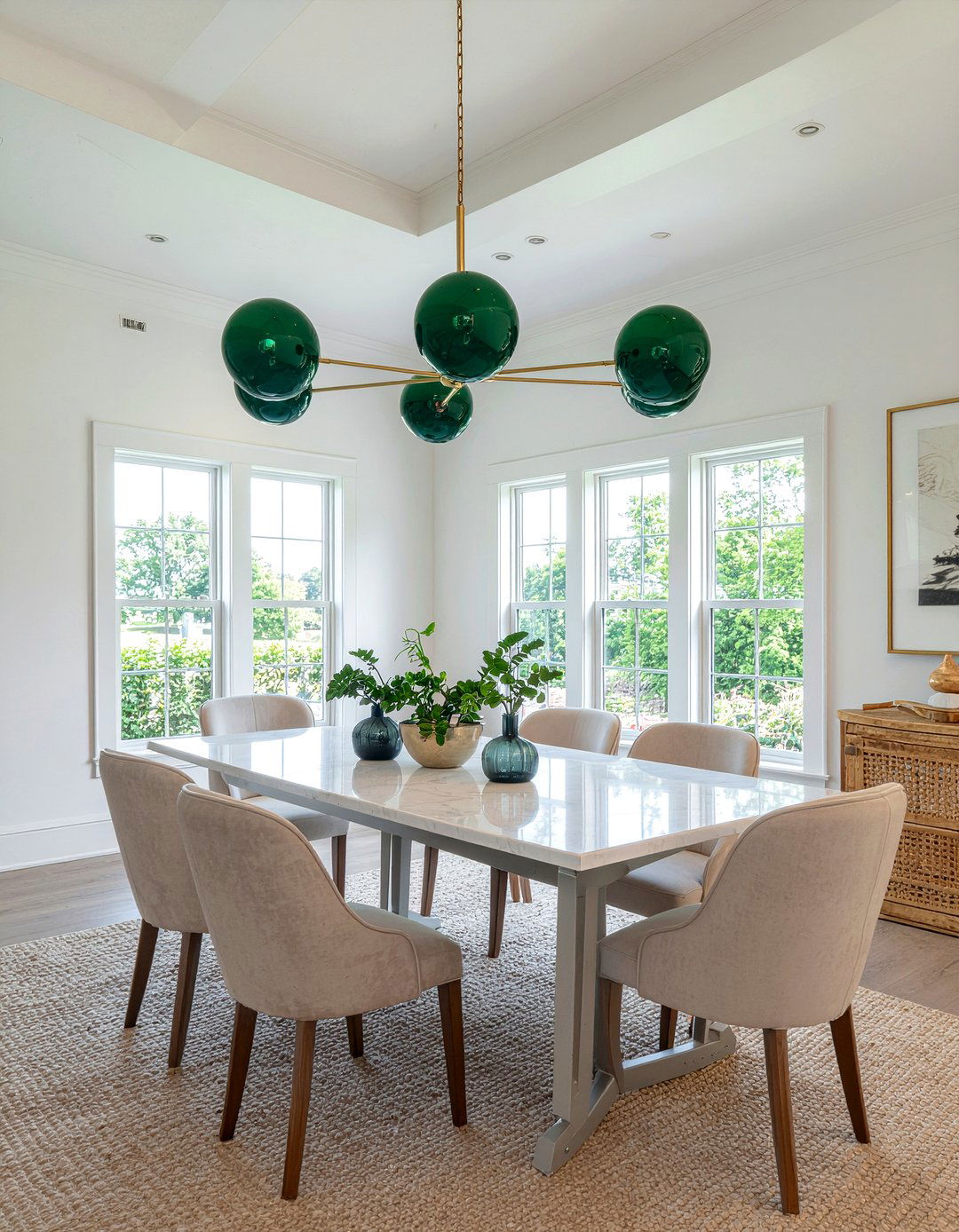 Emerald Green Dining Room Chandelier - 30 emerald green dining room ideas