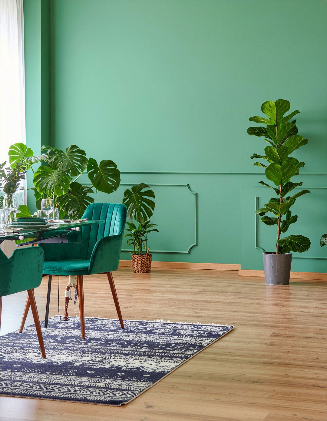 Emerald Green Dining Room Plants - 30 emerald green dining room ideas