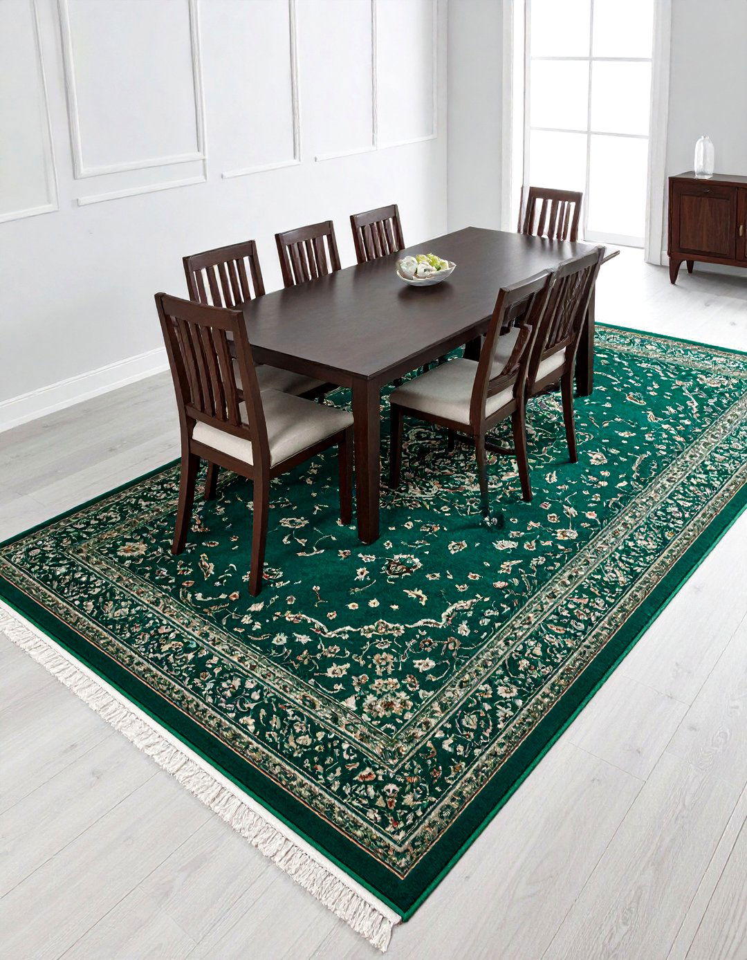 Emerald Green Dining Room Rug - 30 emerald dining room decor ideas