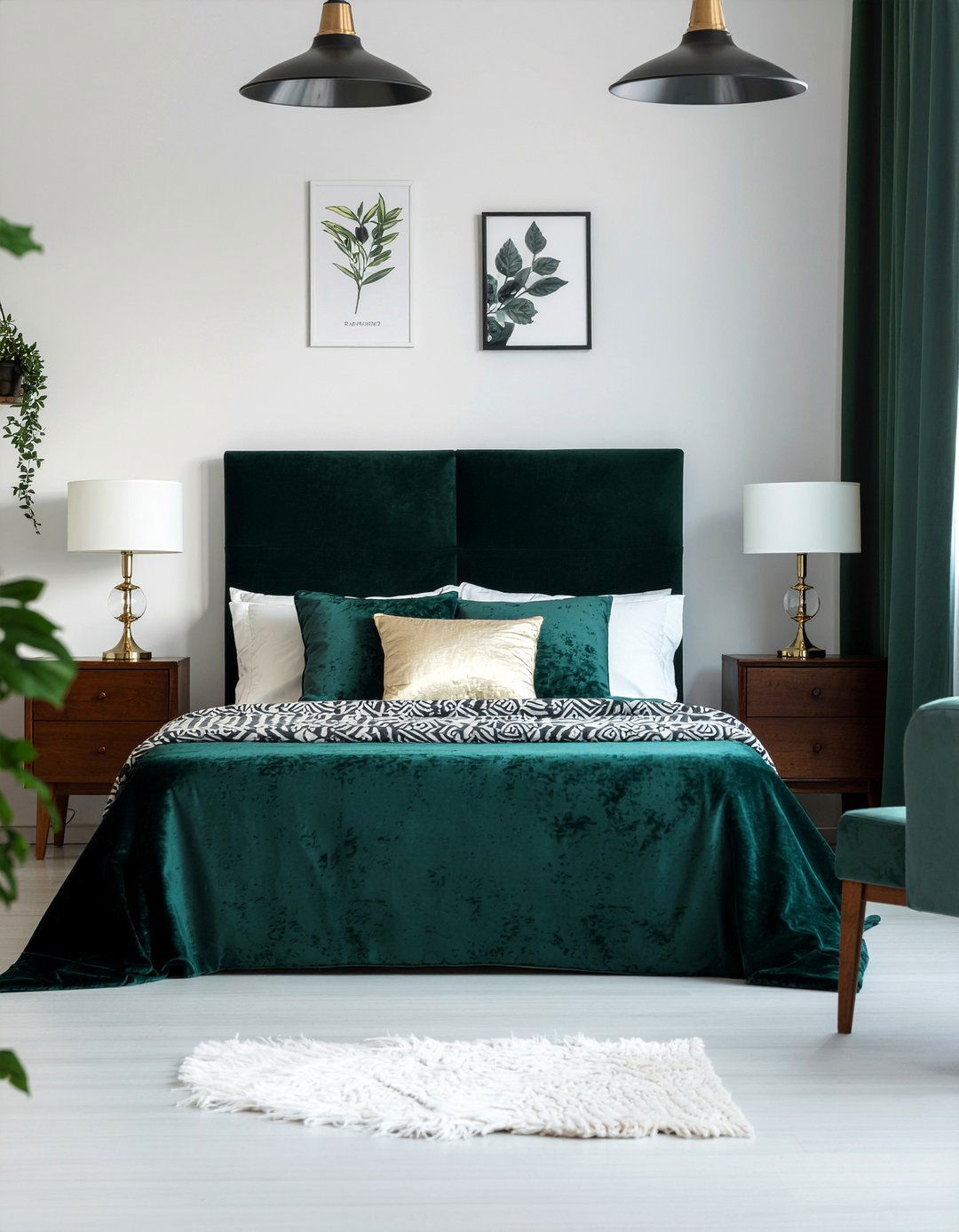 Emerald Green Duvet - 30 bedroom duvets