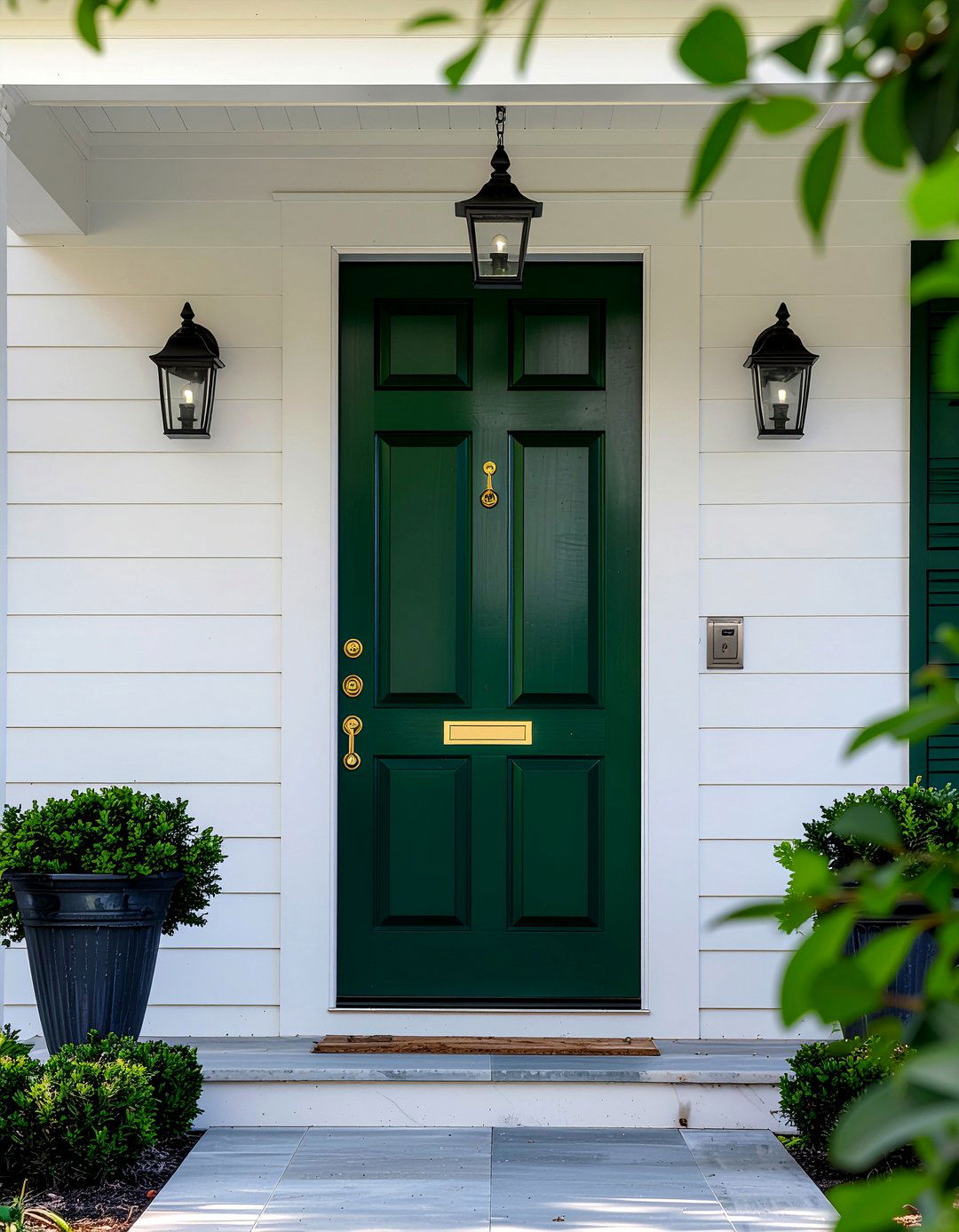 Emerald Green Front Door - 30 emerald decor ideas