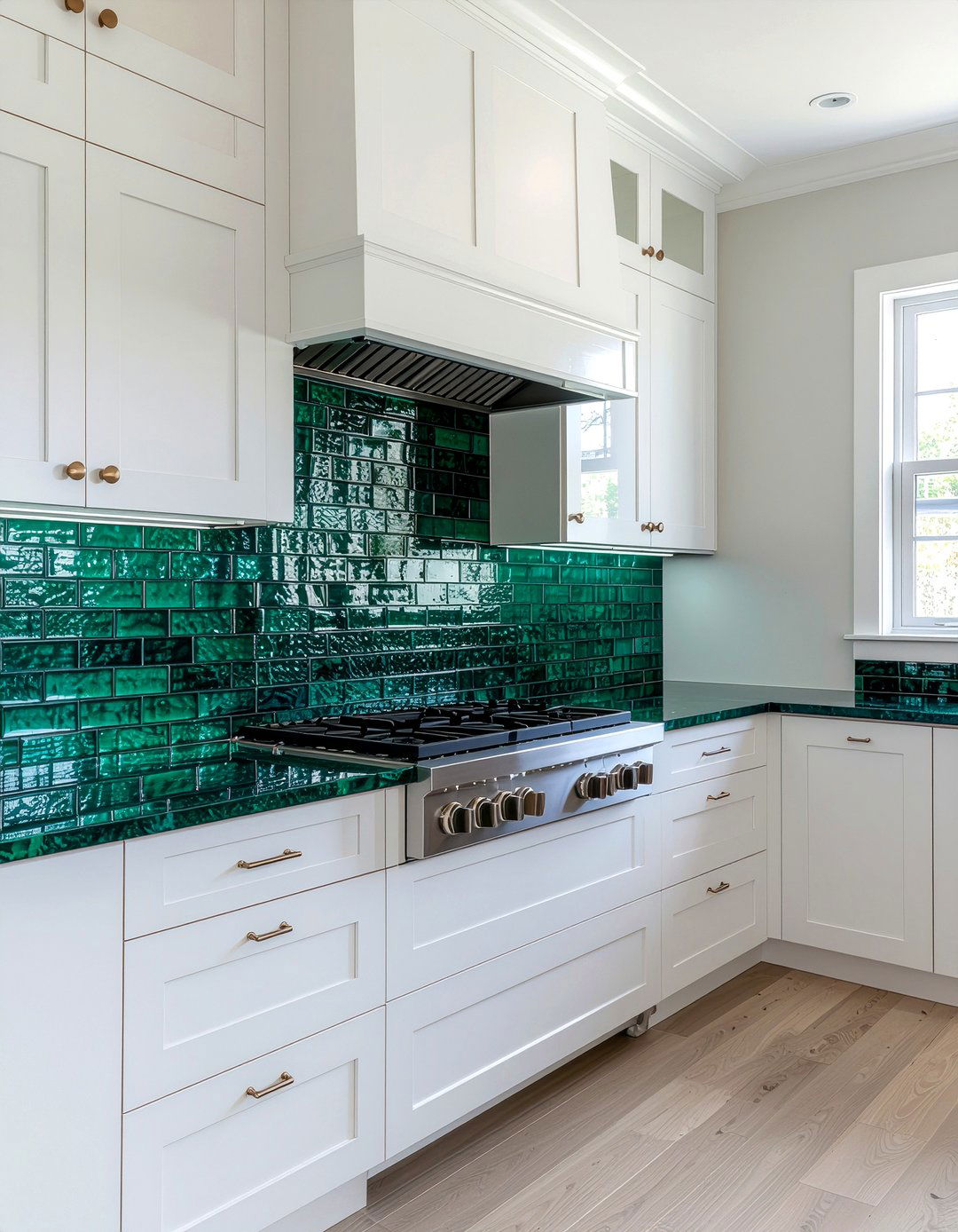 Emerald Green Kitchen Backsplash - 30 emerald decor ideas