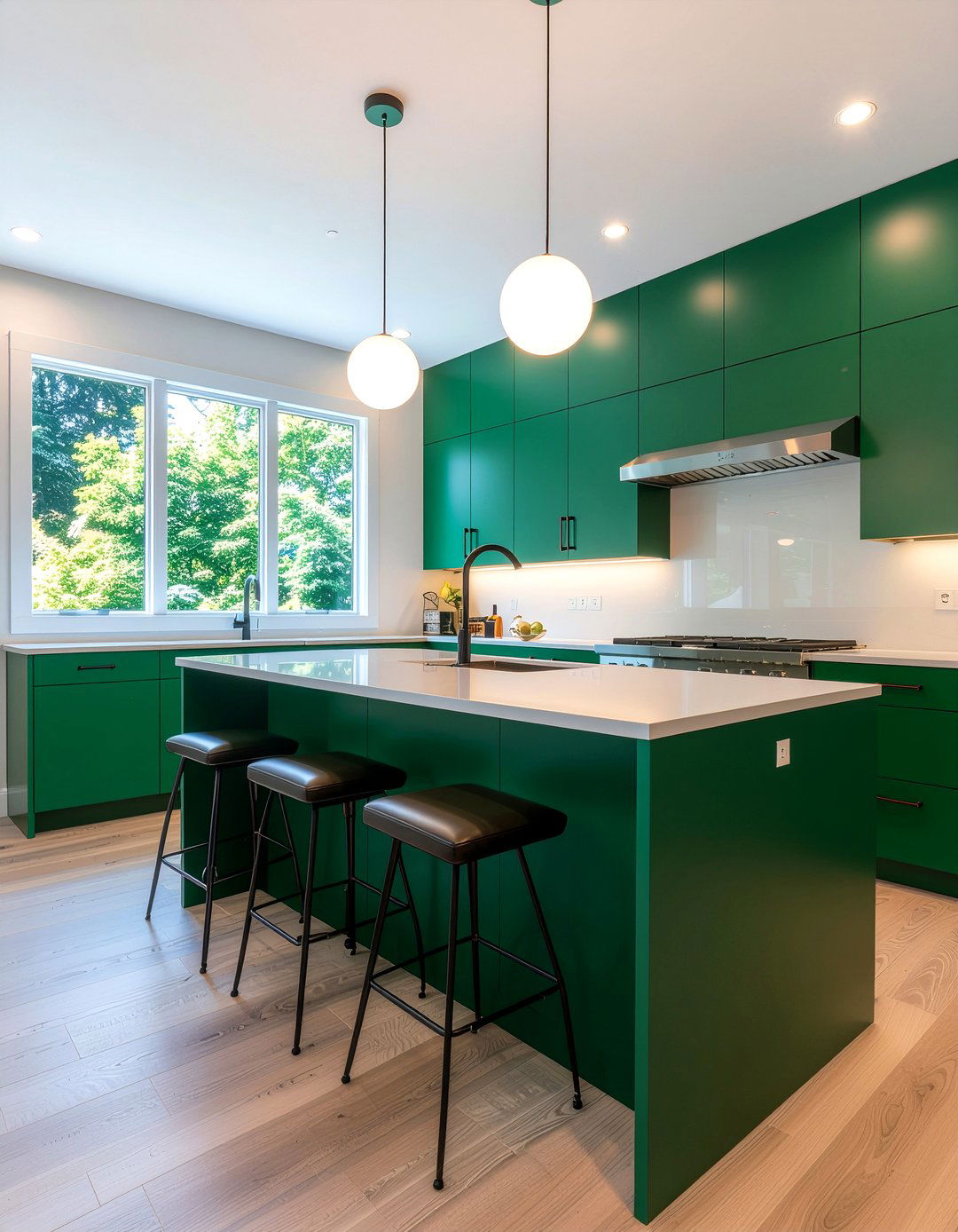 Emerald Green Kitchen Island Seating - 30 emerald green kitchen ideas