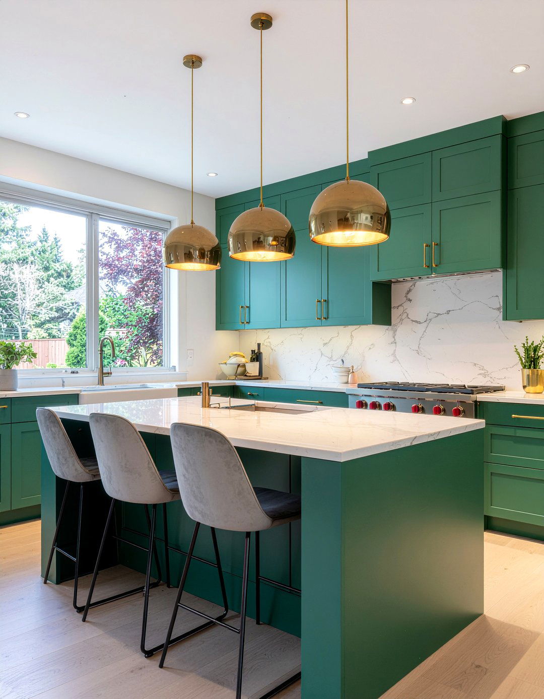 Emerald Green Kitchen Pendant Lighting - 30 emerald green kitchen ideas