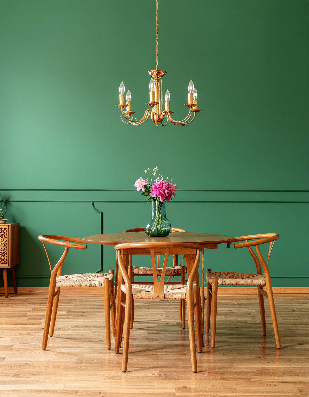 Emerald Green Paint - 30 bold dining room ideas