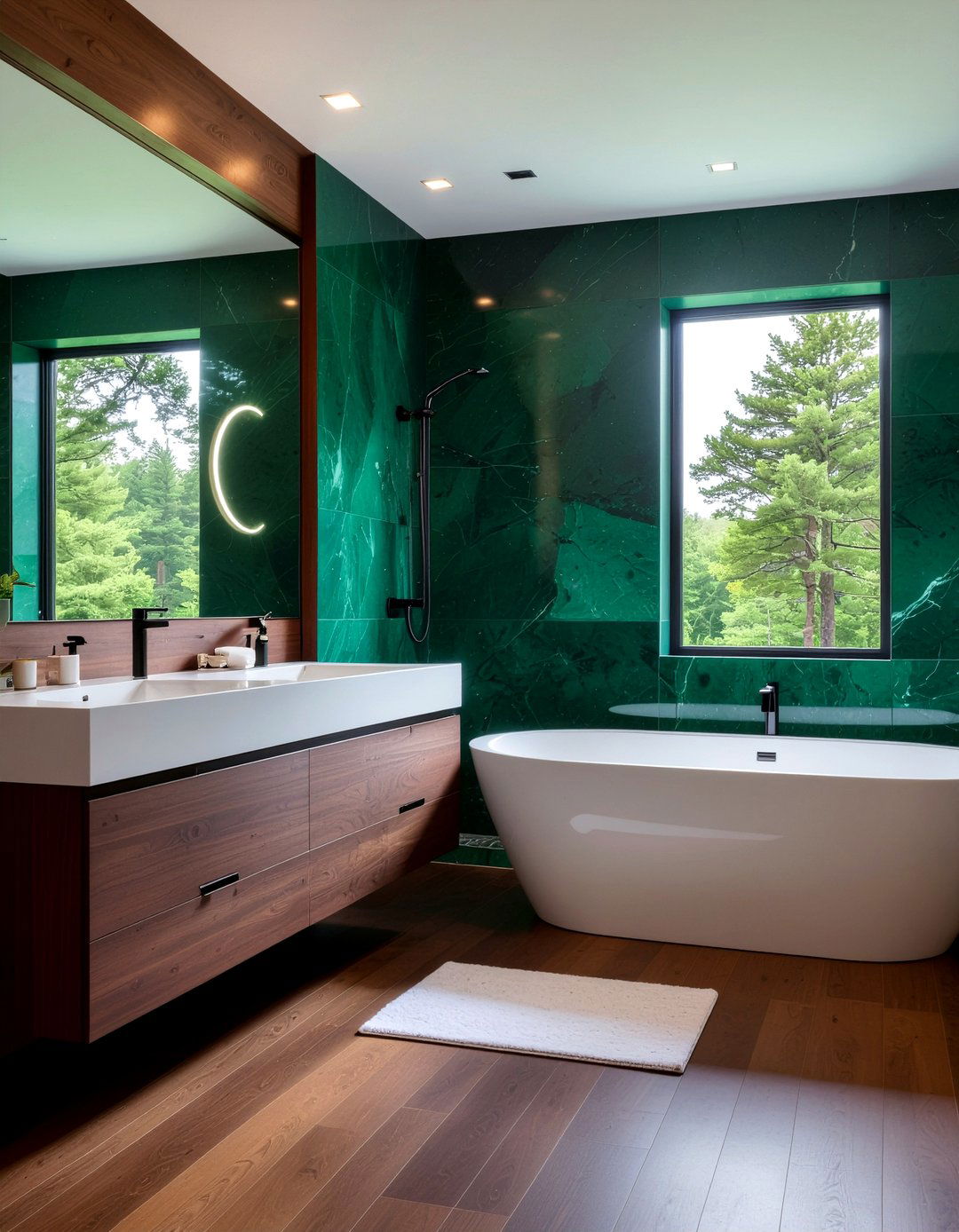 Emerald Green Quartzite Bathroom - 30 quartzite bathroom ideas