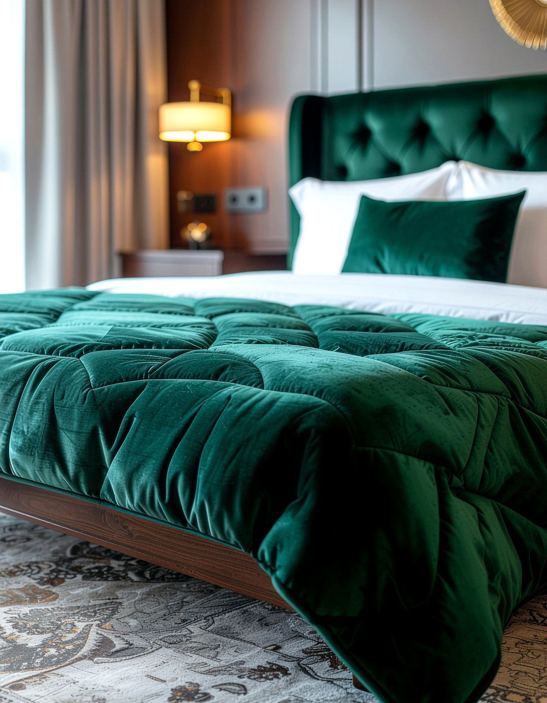 Emerald Green Quilt - 30 bedroom quilts