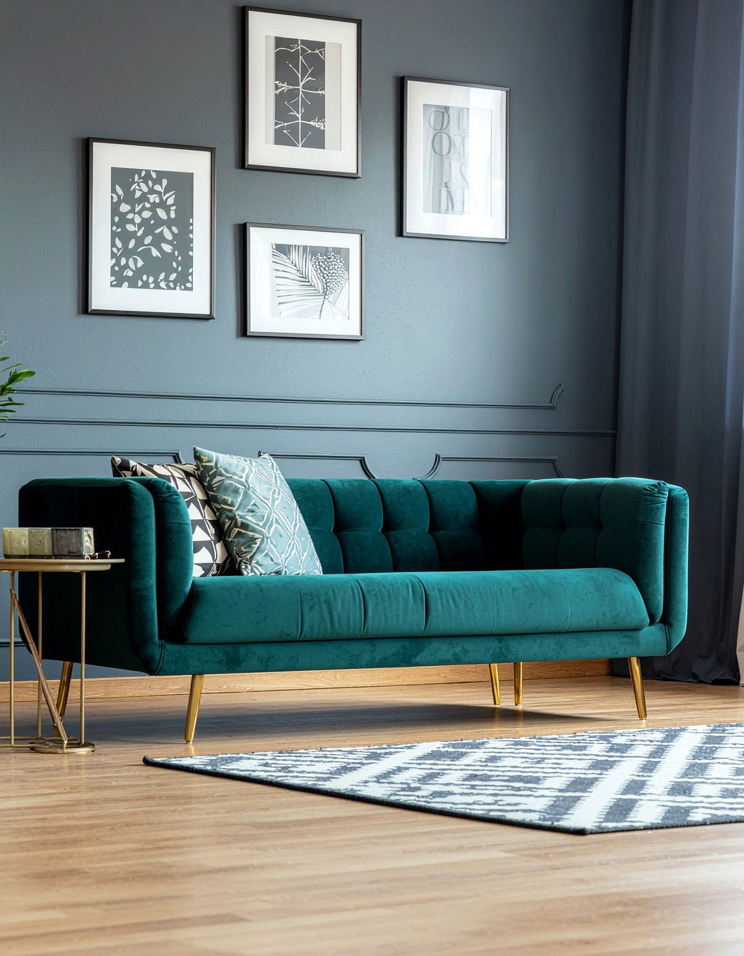 Emerald Green Sofa - 30 living room sets