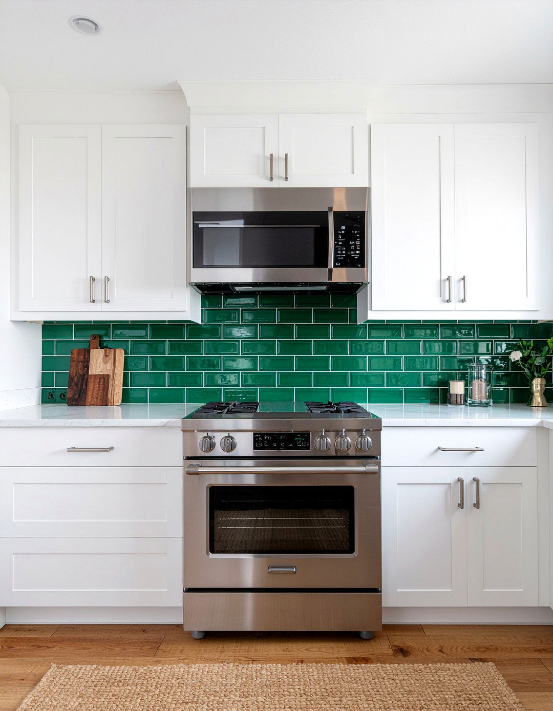 Emerald Green Subway Tile Backsplash - 30 emerald green kitchen ideas