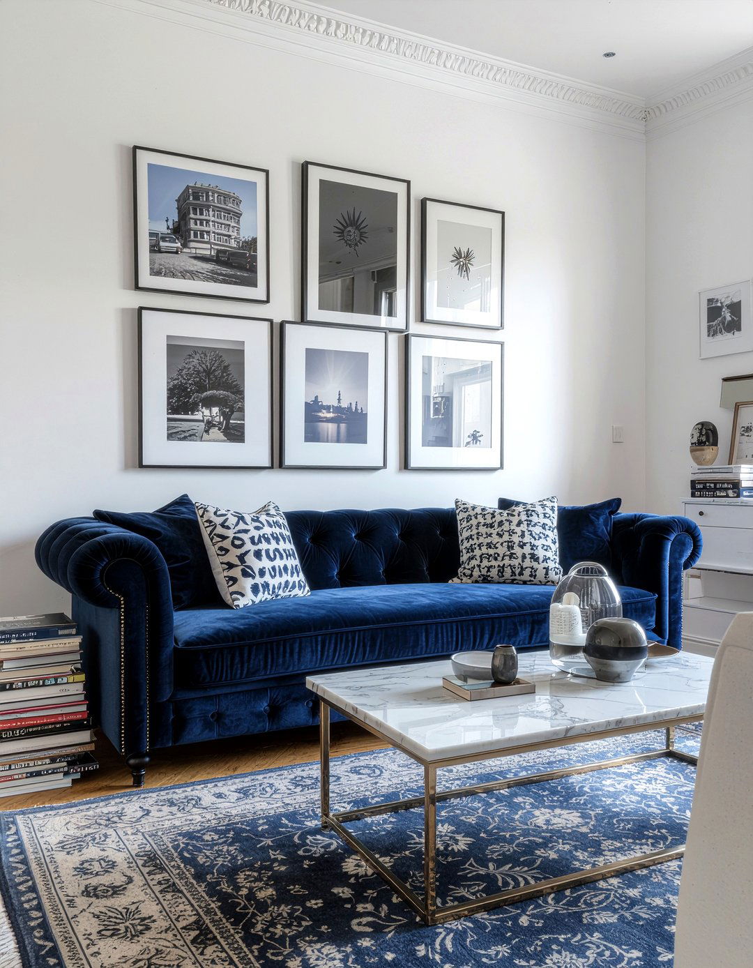 Emily Ratajkowski velvet living room - 30 celebrity living room ideas