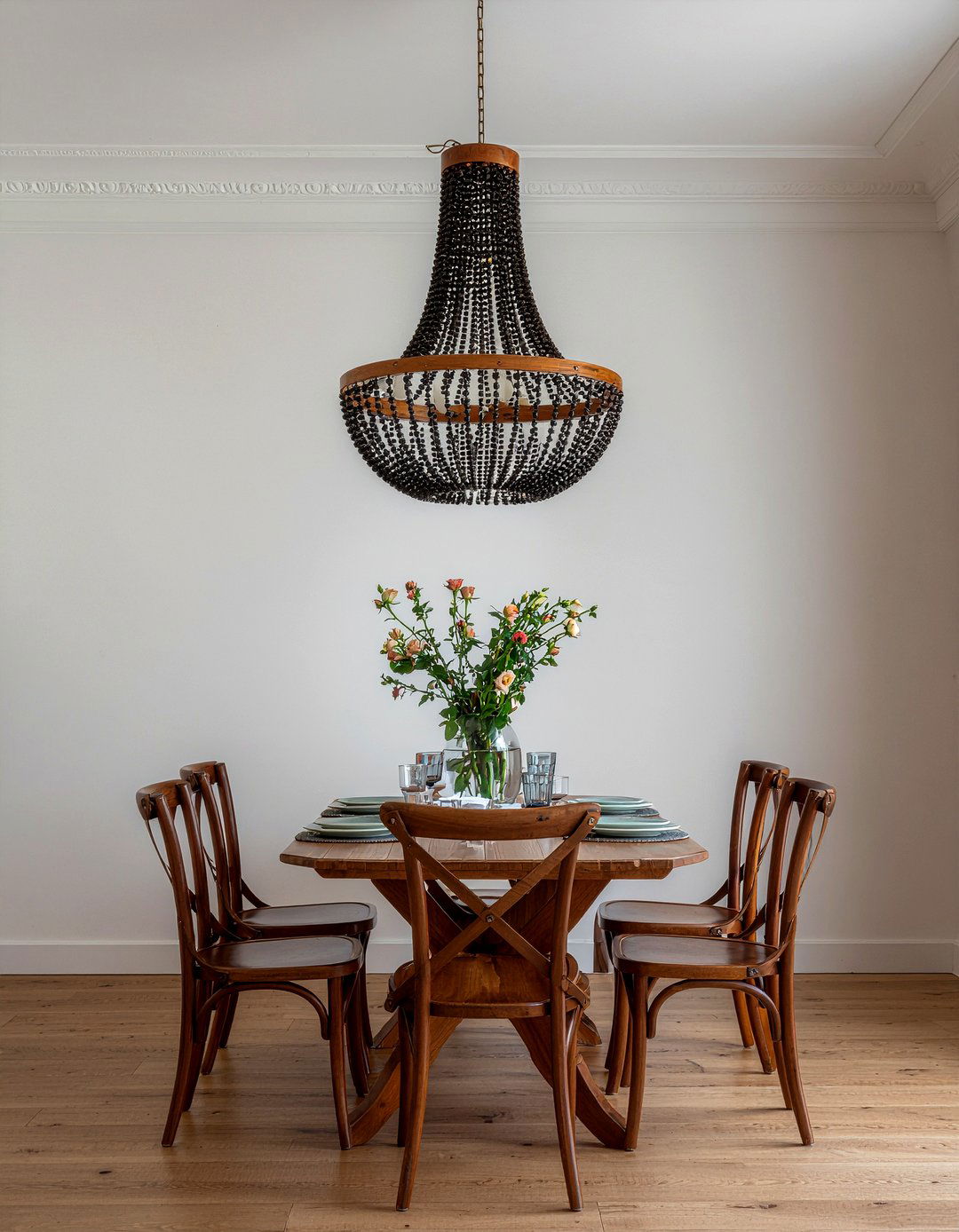 Empire Beaded Chandelier - 30 beaded chandelier dining room ideas