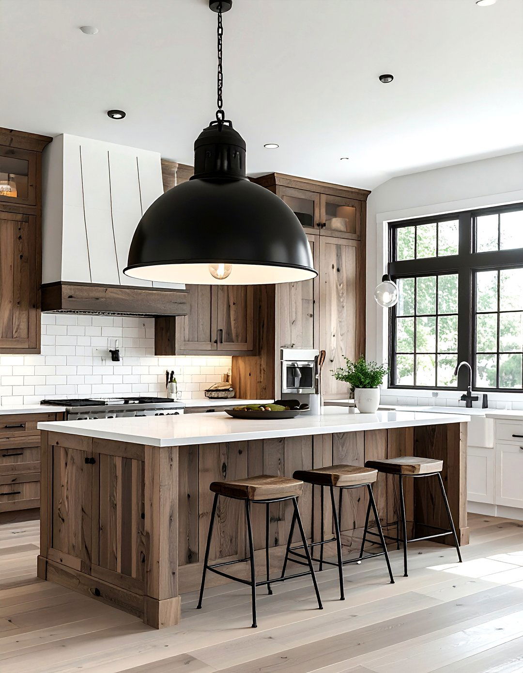 Enamel Industrial Pendant Lamp - 30 vintage lamp ideas