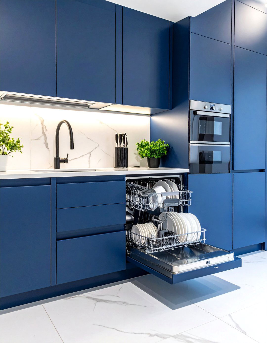 Energy Star Rated Dishwasher - 30 water-saving kitchen ideas
