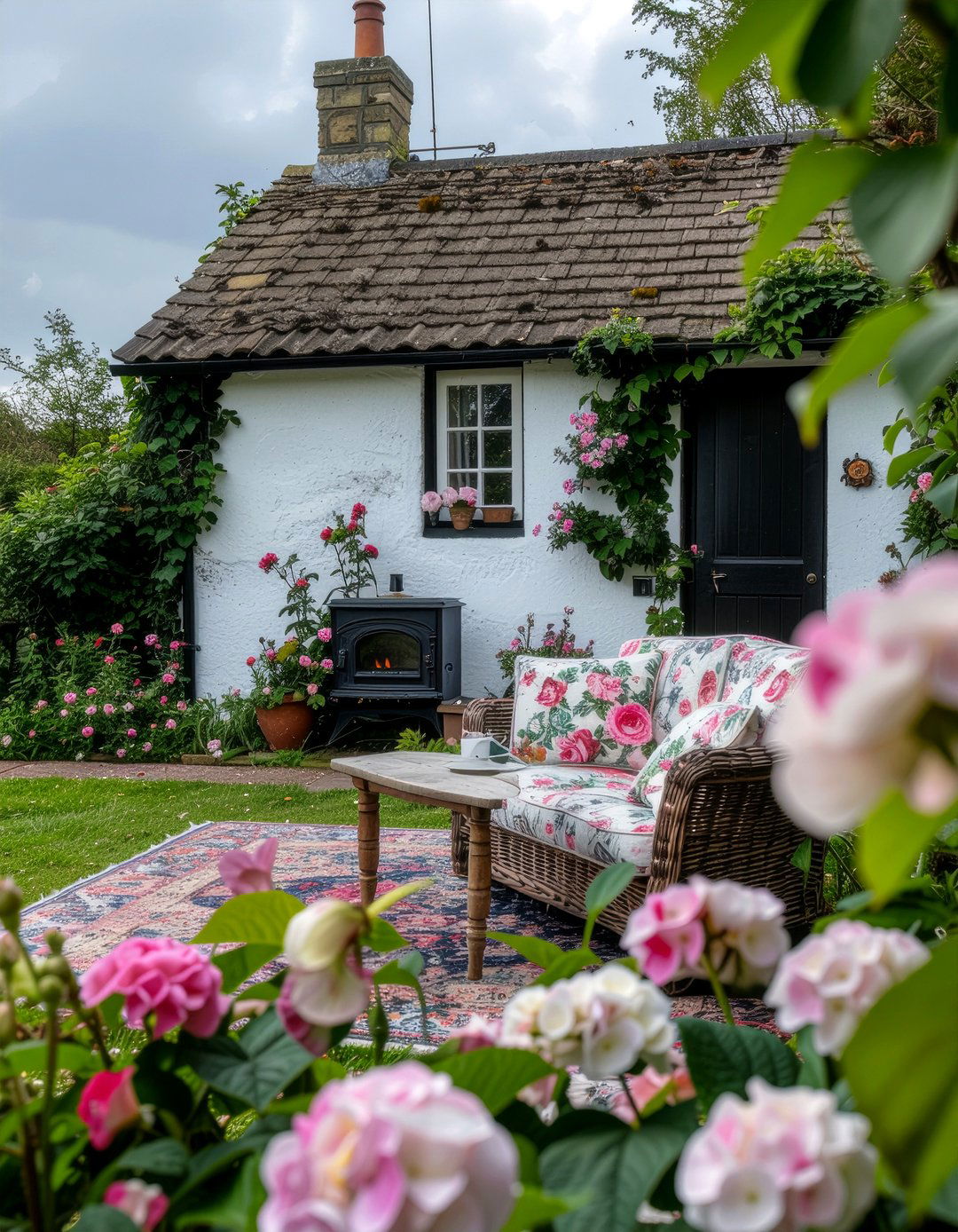 English Cottage She Shed - 30 she shed living room ideas