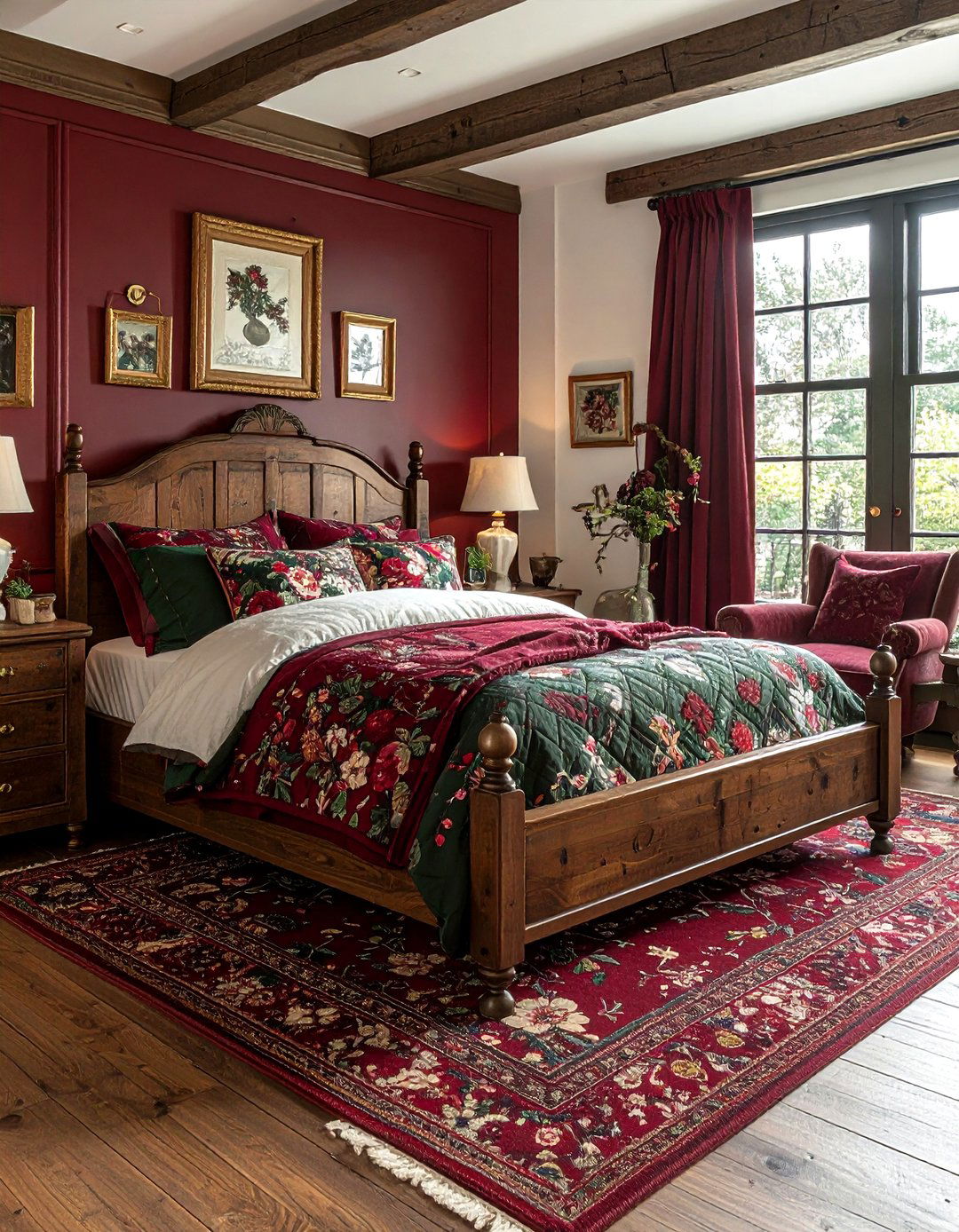 English Country Bedroom - 30 rental apartment bedroom ideas