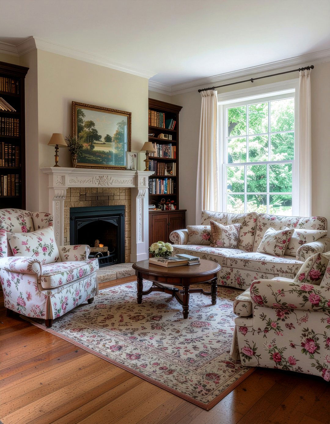 English Country Living Room - 30 living room vintage furniture ideas