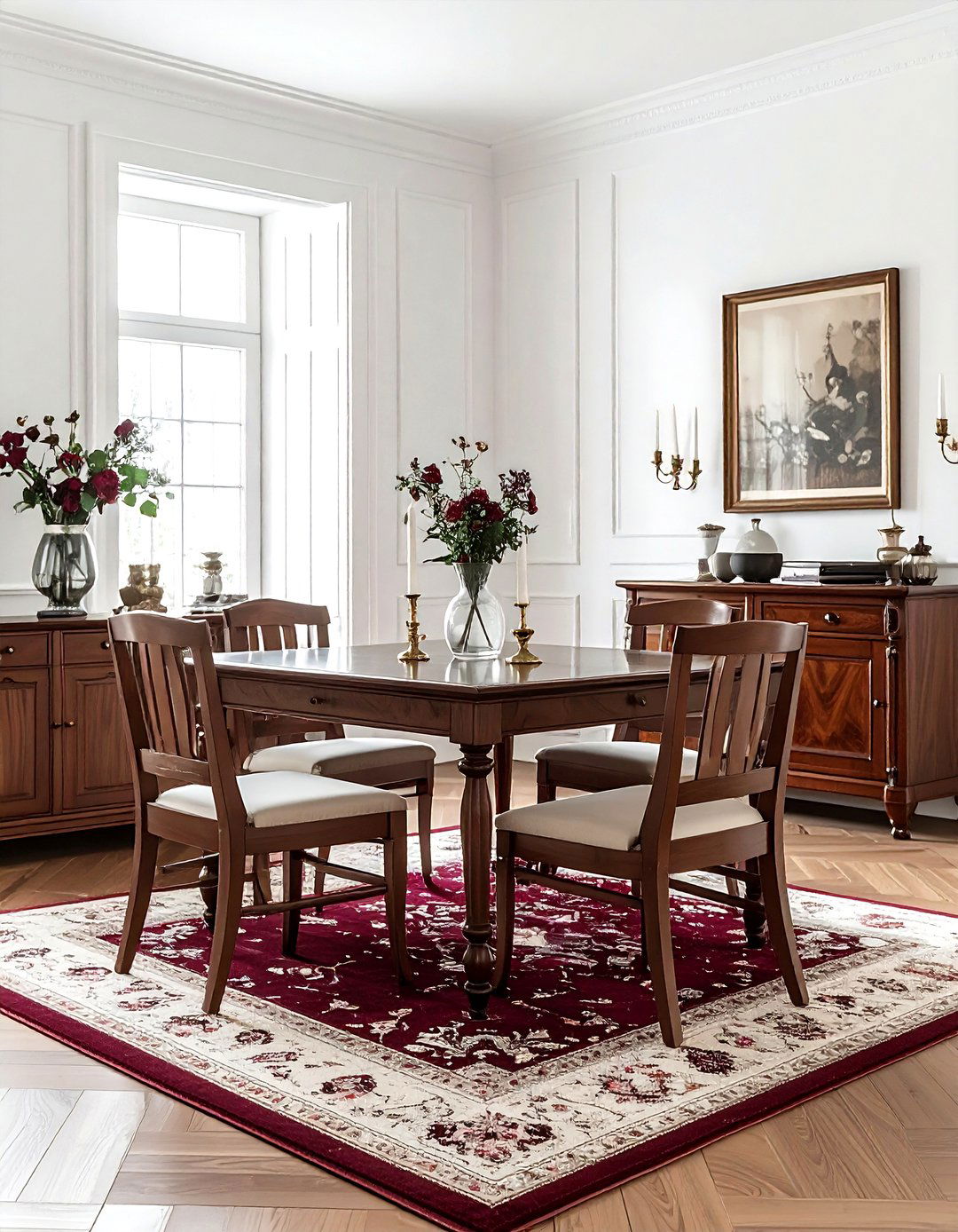 English Oak Sideboard - 30 antique buffet dining room ideas