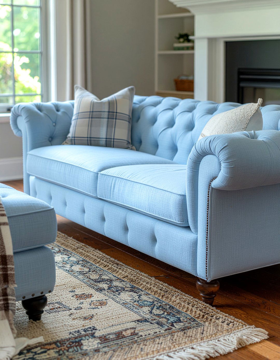 English Roll Arm Sofa - 30 living room upholstered sofa ideas