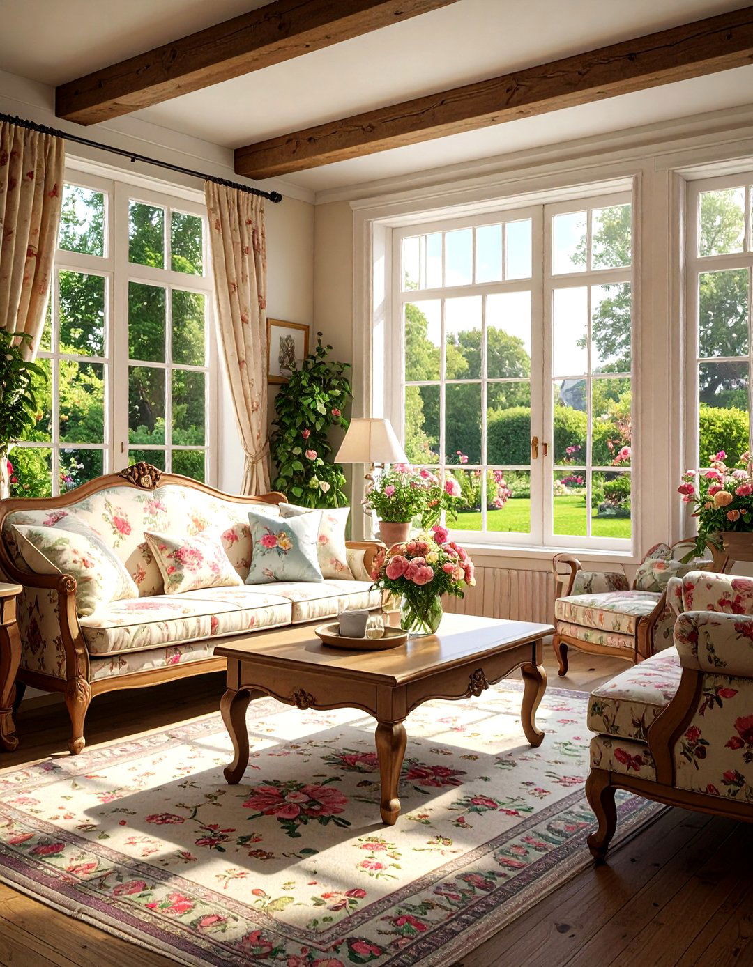 English cottage garden room - 30 unique decor ideas