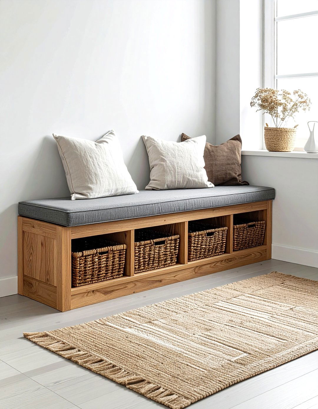 Entryway Bench Storage - 30 functional decor ideas