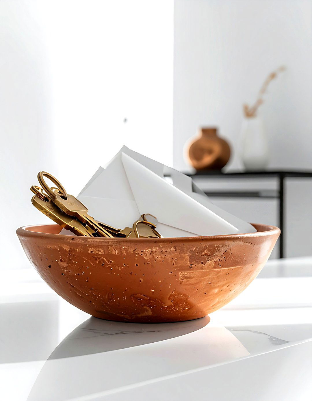 Entryway Console Ceramic Bowl - 30 bowl decor ideas