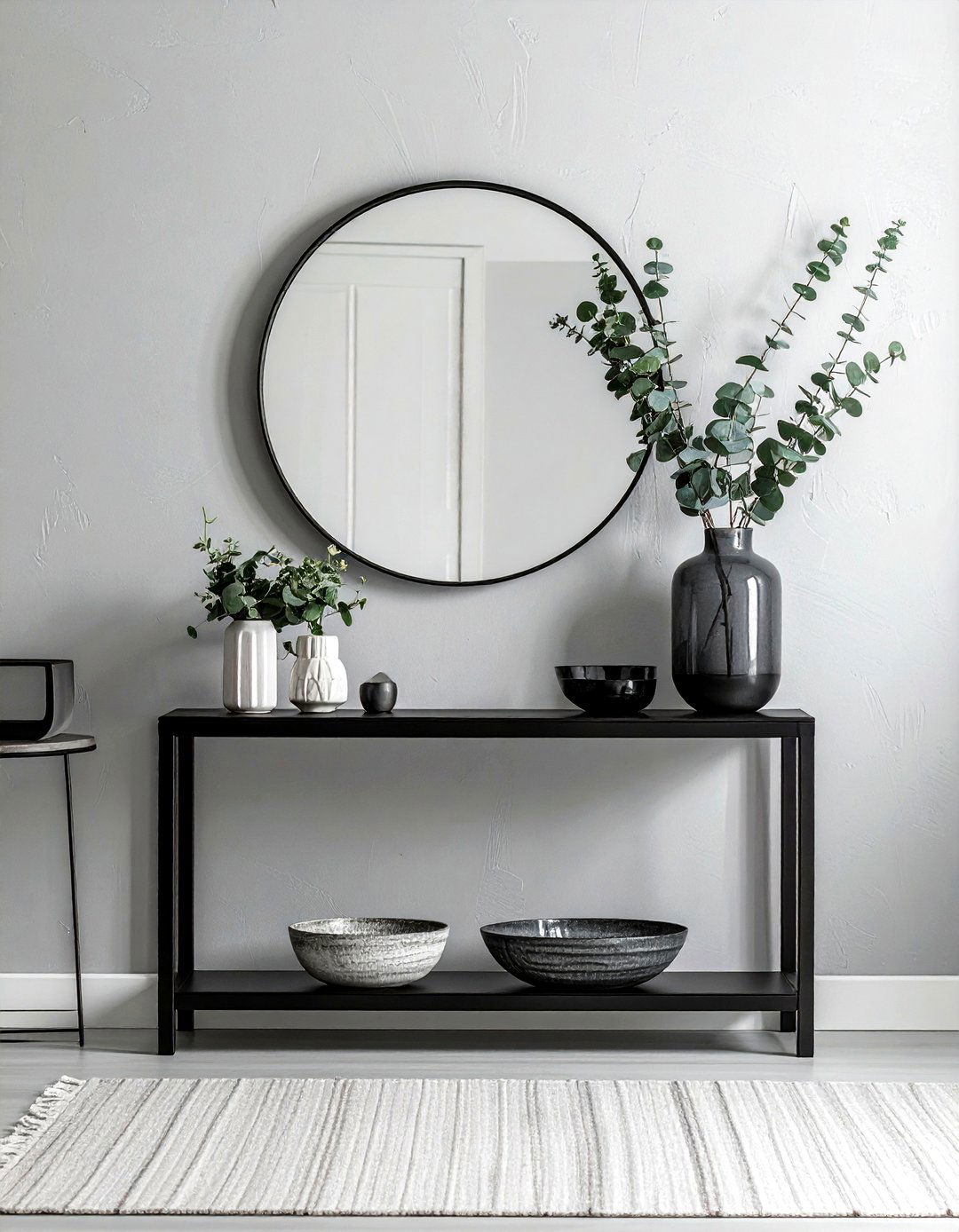 Entryway Console Table Styling - 30 designer decor ideas