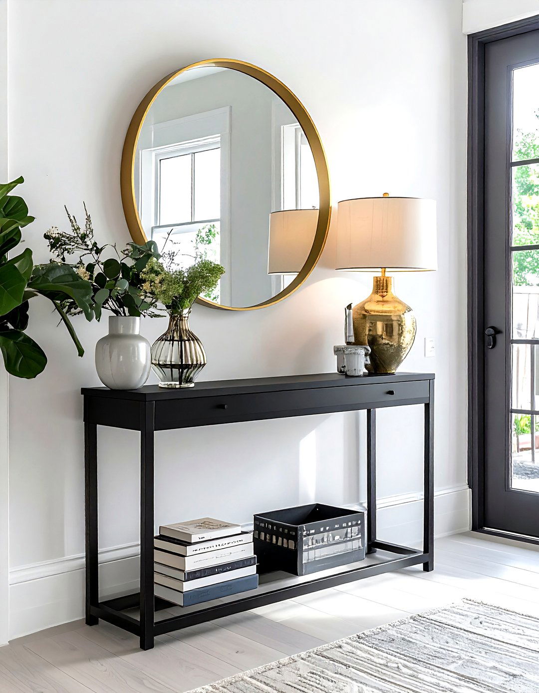 Entryway Console - 30 designer home decor ideas