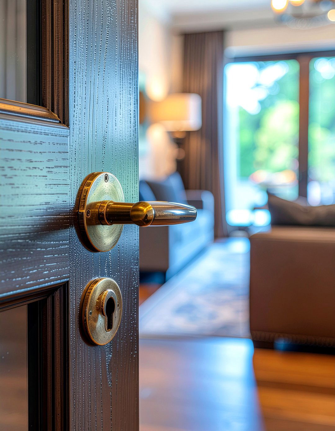 Entryway Door Bronze Hardware Style - 30 bronze accent living room ideas